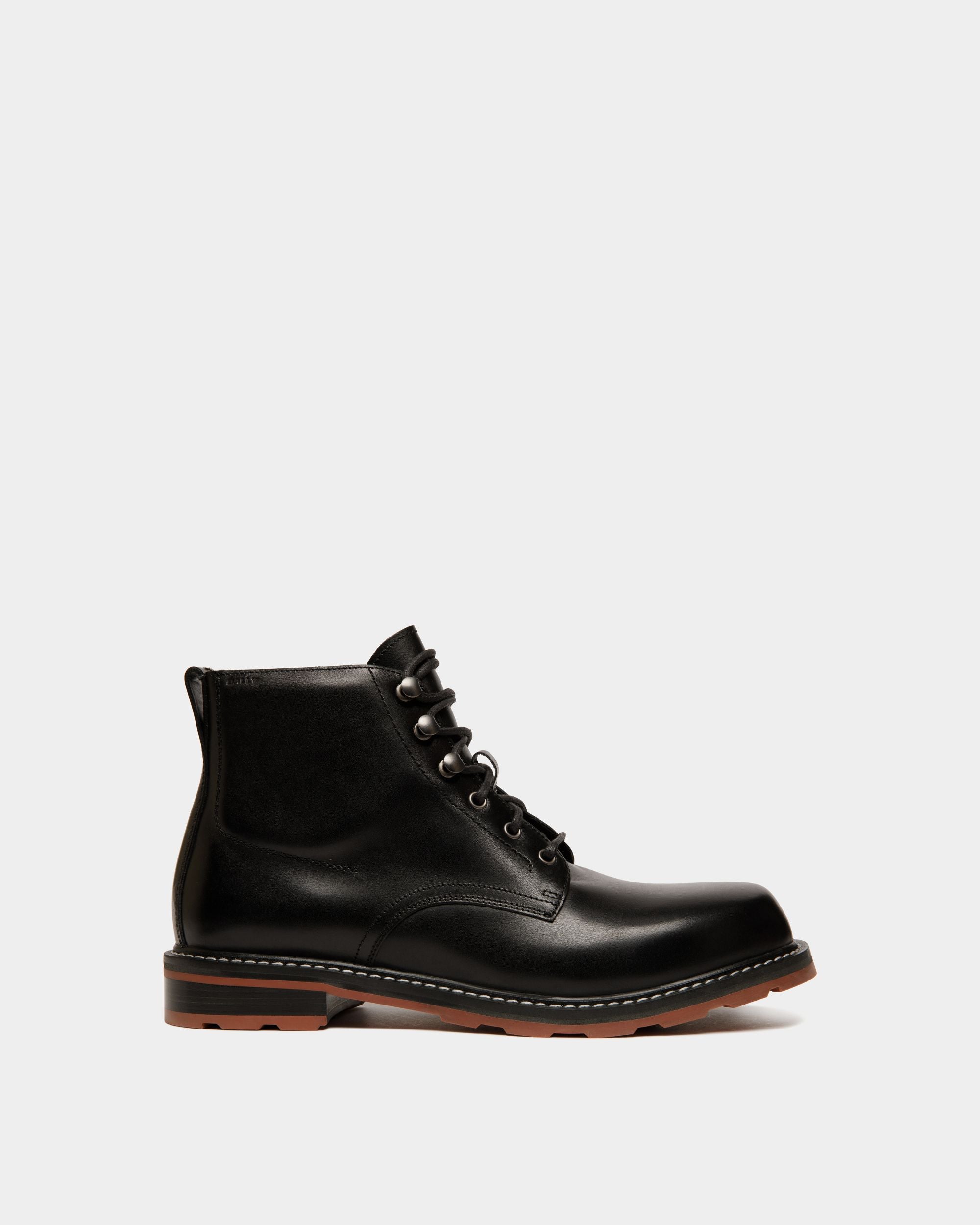 Winter Capsule Stiefelette Aus Schwarzem Leder - Herren - Bally - 01