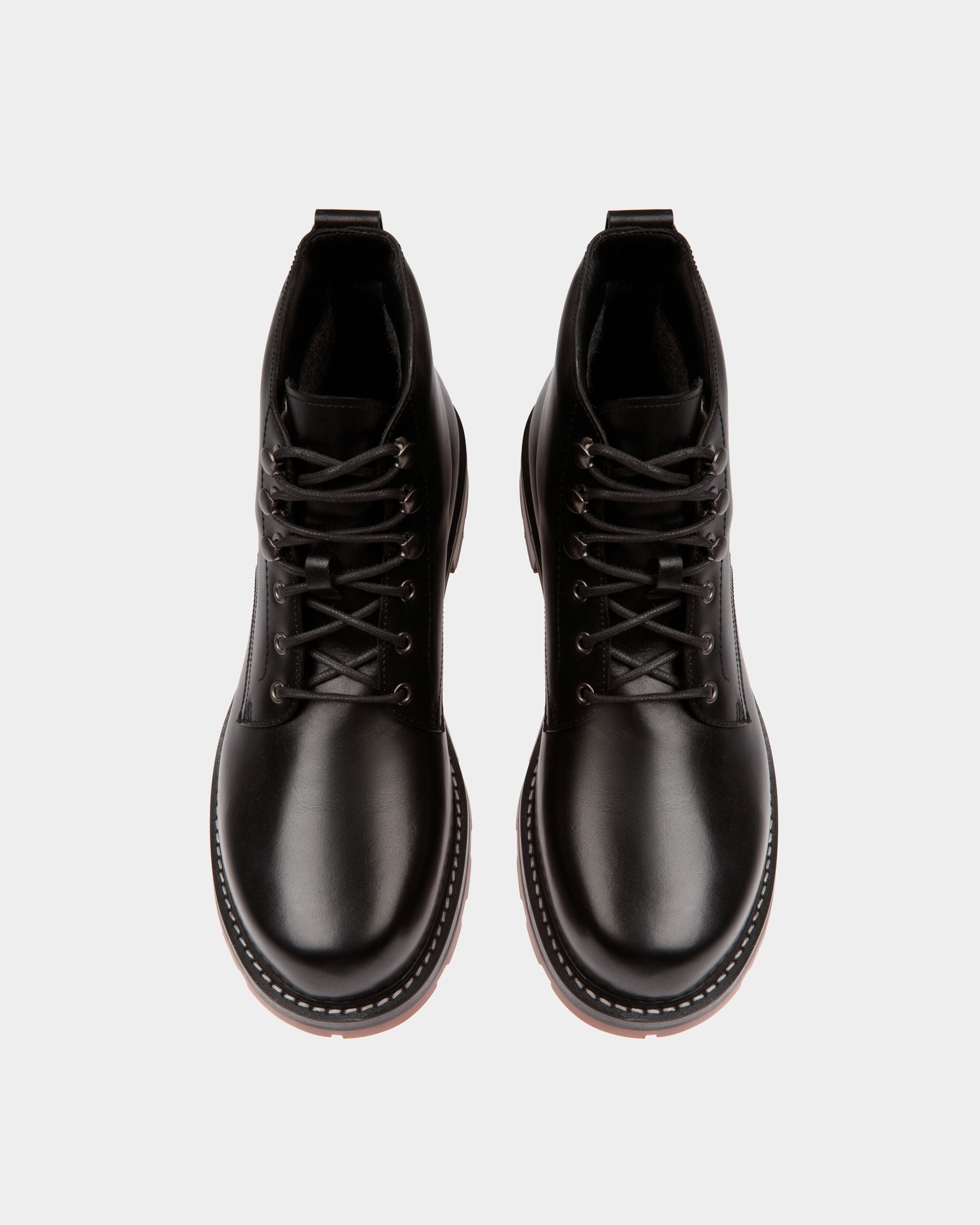 Winter Capsule Stiefelette Aus Schwarzem Leder - Herren - Bally - 05
