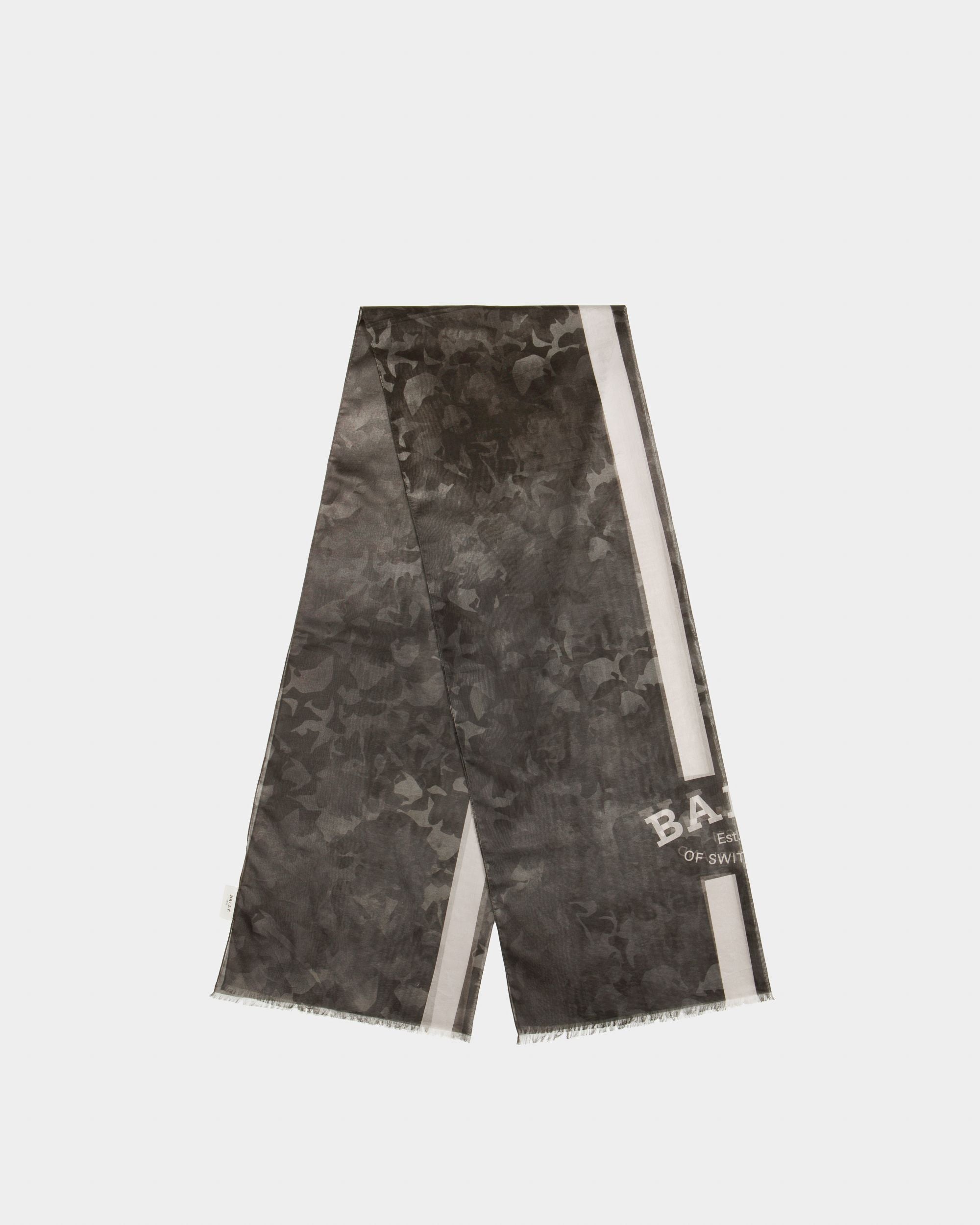 Schal Aus Schwarzer Baumwolle - Herren - Bally - 01