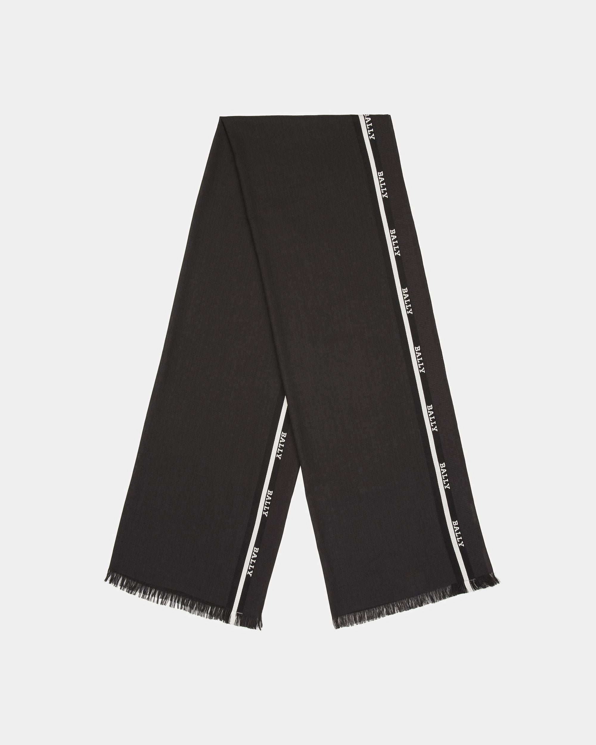 Schal Aus Jacquard In Schwarz - Herren - Bally - 01