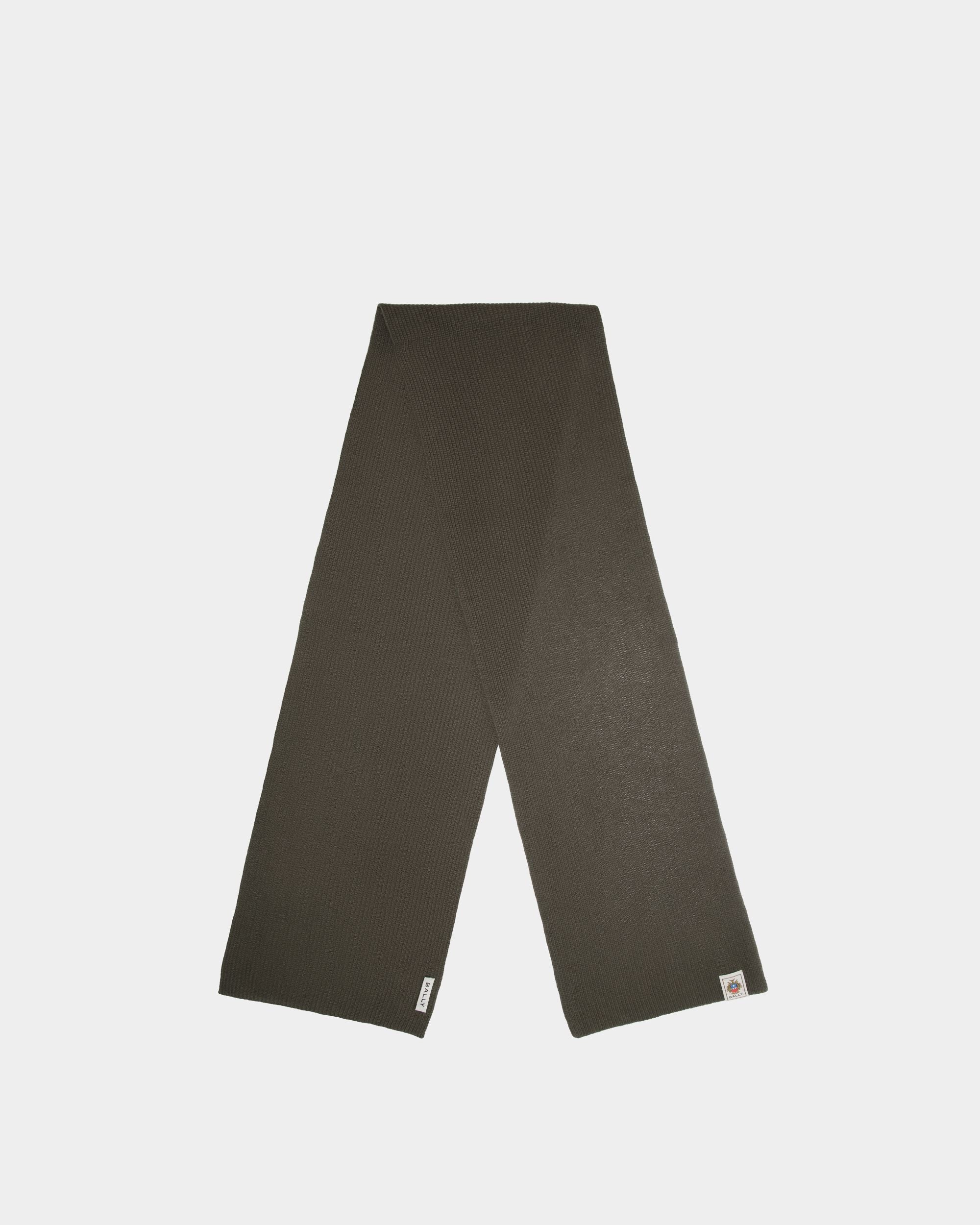 Scarf Scarf In Green Wool - Herren - Bally - 01