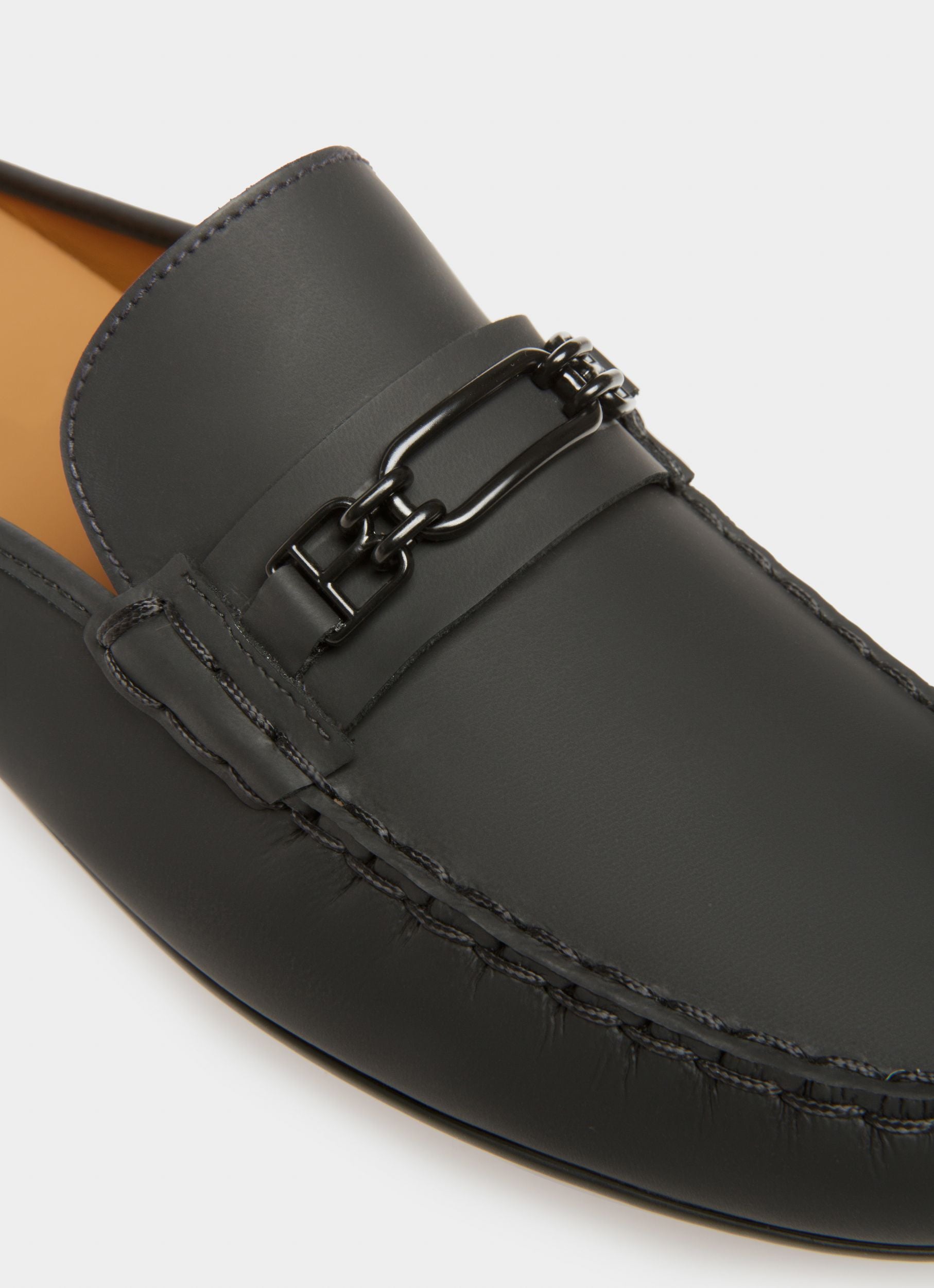 Villeneuve Driver-Schuh Aus Schwarzem, Gummibeschichtetem Leder - Herren - Bally - 05