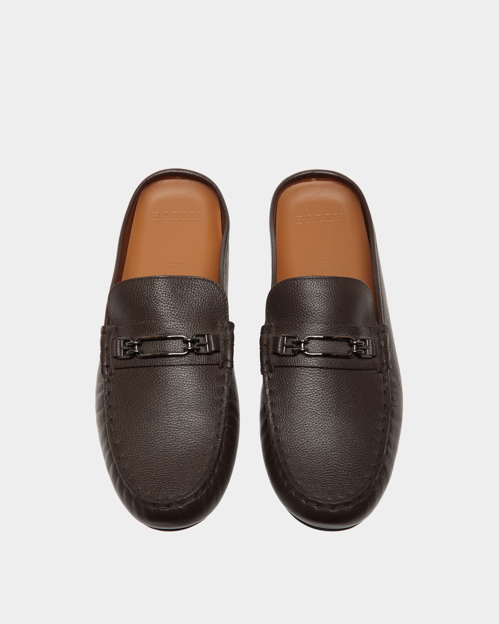 Villeneuve Drivers In Brown Leather - Herren - Bally - 04