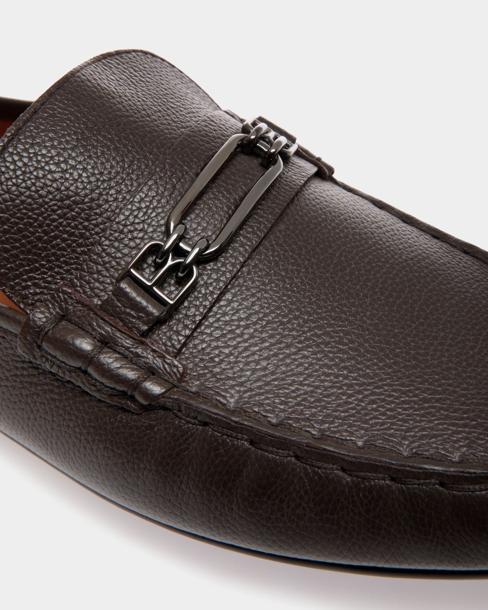 Villeneuve Drivers In Brown Leather - Herren - Bally - 05