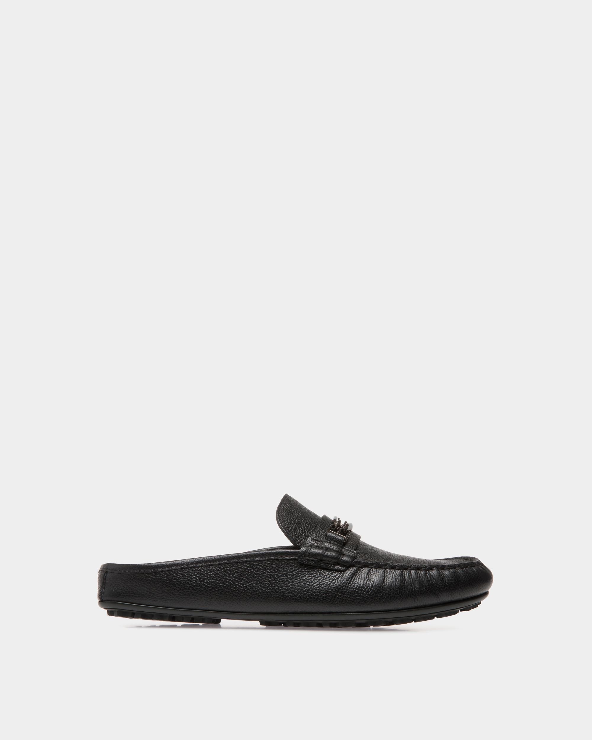 Villeneuve Drivers In Black Leather - Herren - Bally - 01