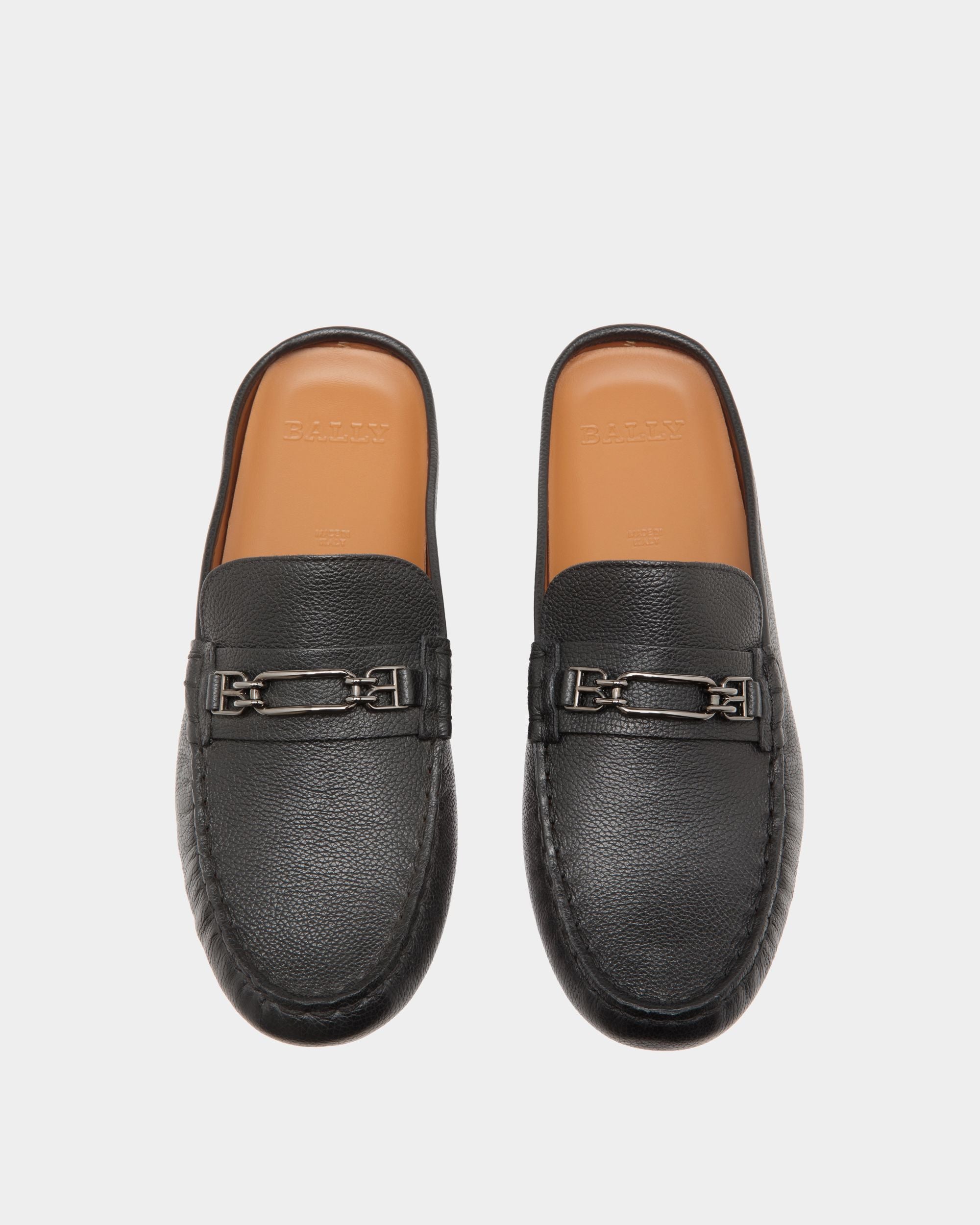Villeneuve Drivers In Black Leather - Herren - Bally - 04