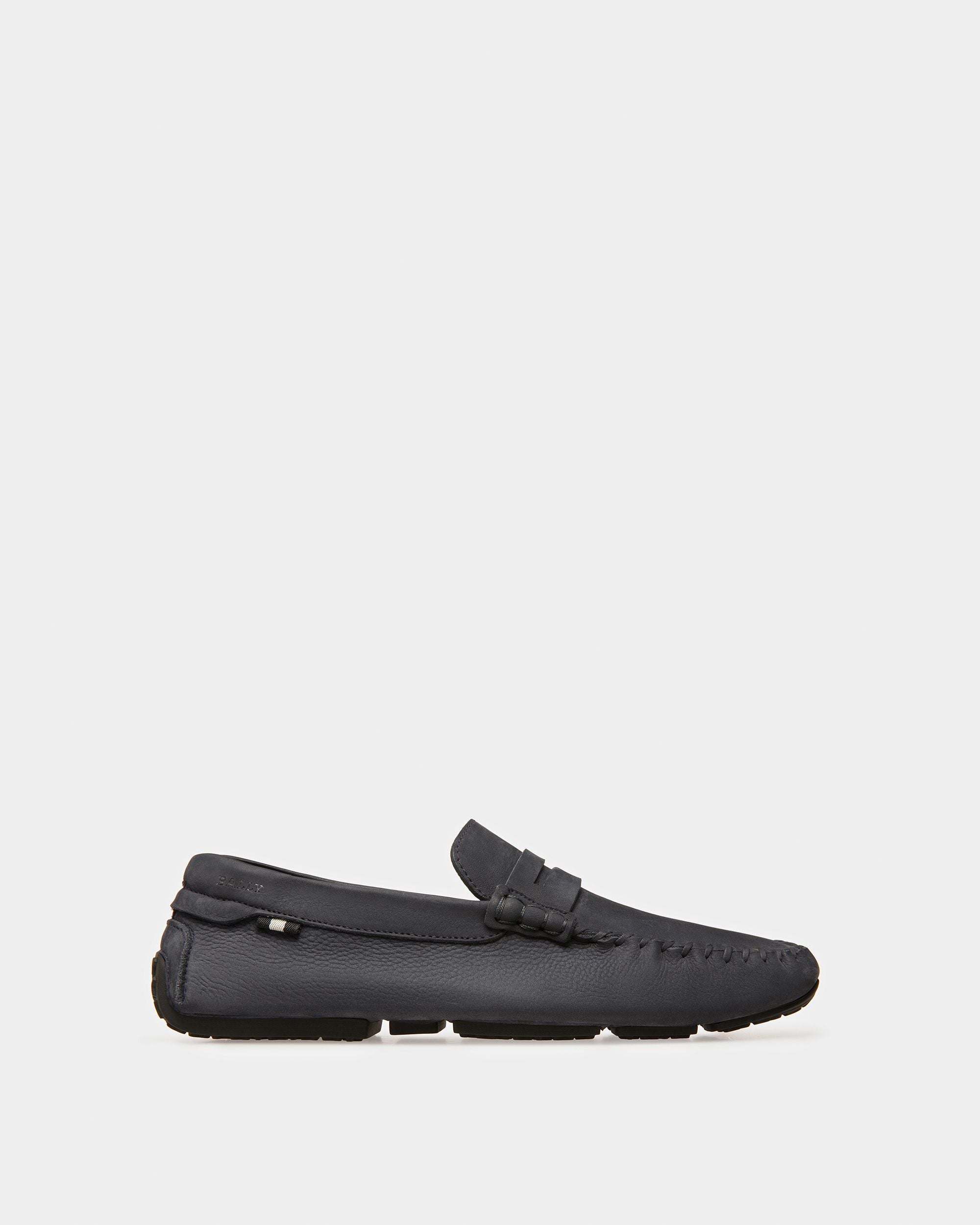 Pier Driver-Schuhe Aus Leder In Mitternachtsblau - Herren - Bally - 01
