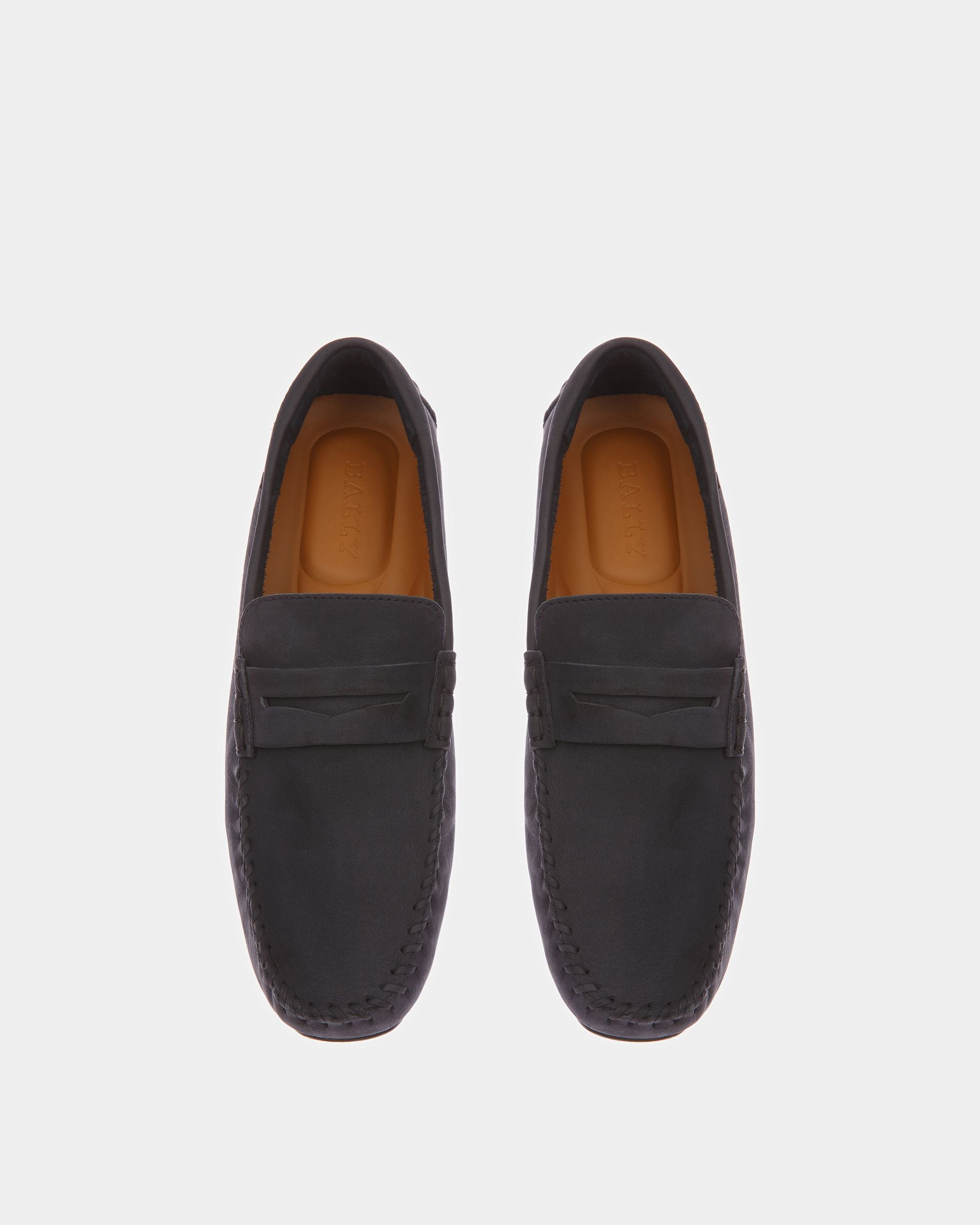 Pier Driver-Schuhe Aus Leder In Mitternachtsblau - Herren - Bally - 02