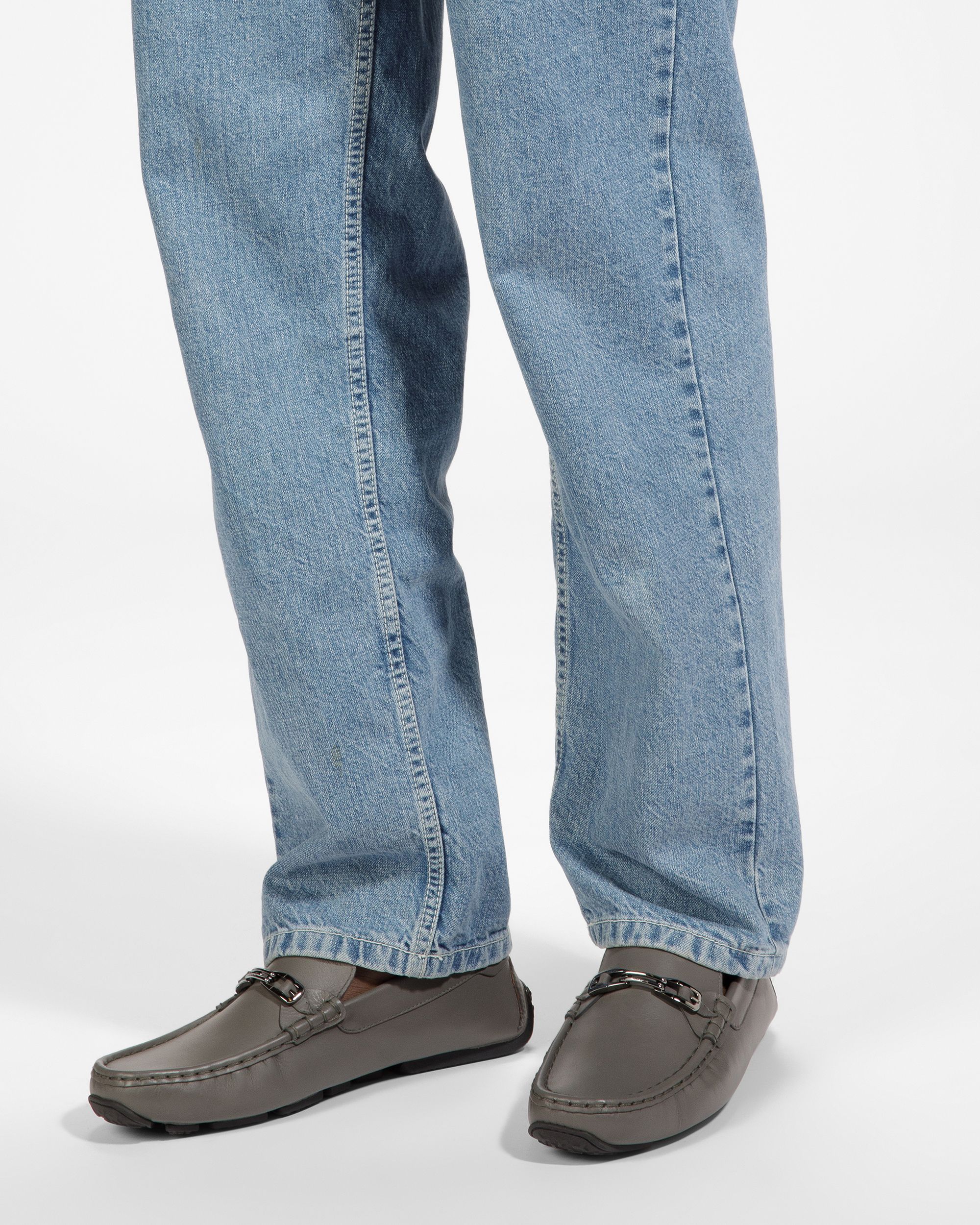Pinter Mokassins Aus Leder In Dark Mineral - Herren - Bally - 07