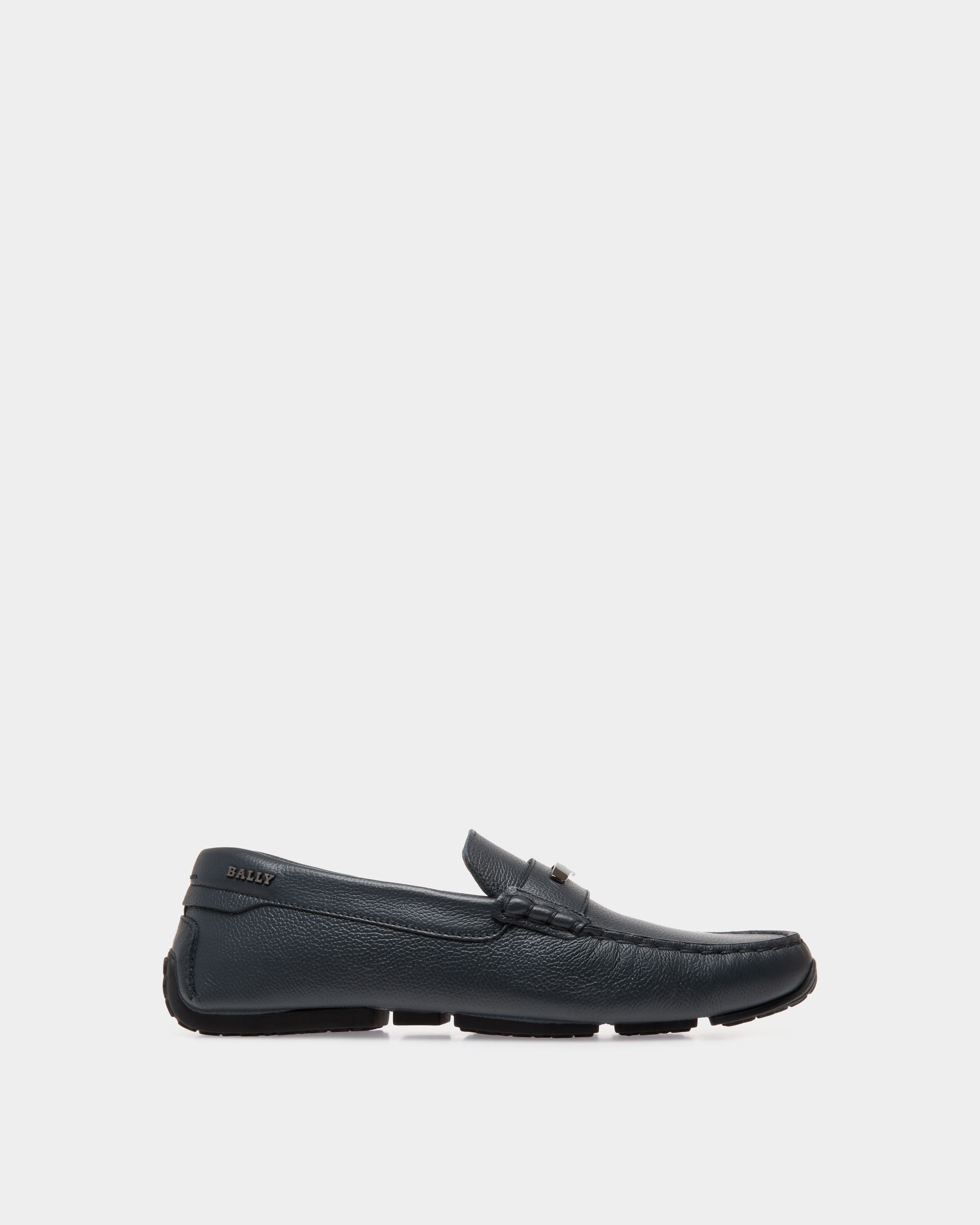 Pilot Drivers In Blue Leather - Herren - Bally - 01