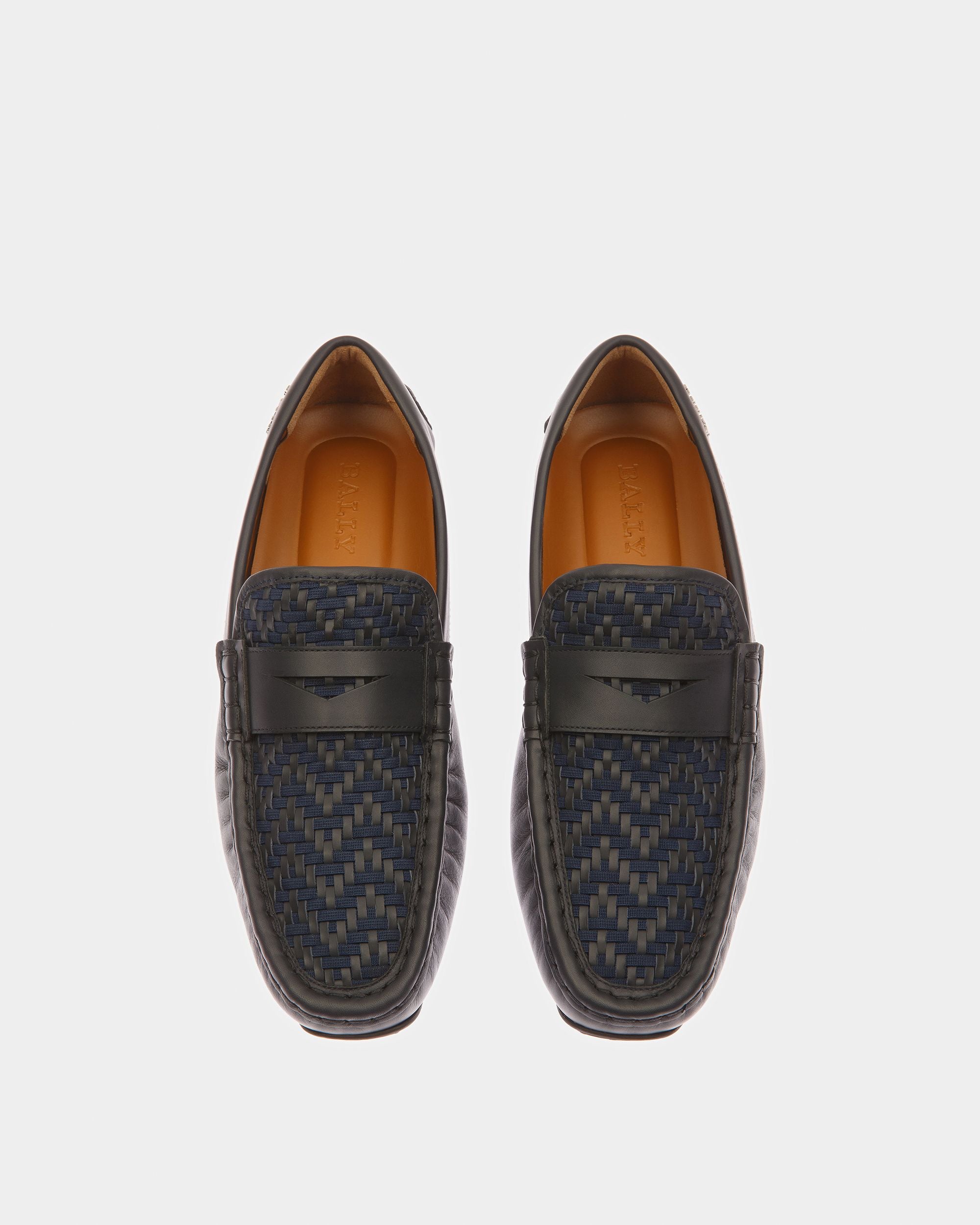 Pilos Driver-Schuhe Aus Leder In Mitternachtsblau - Herren - Bally - 02