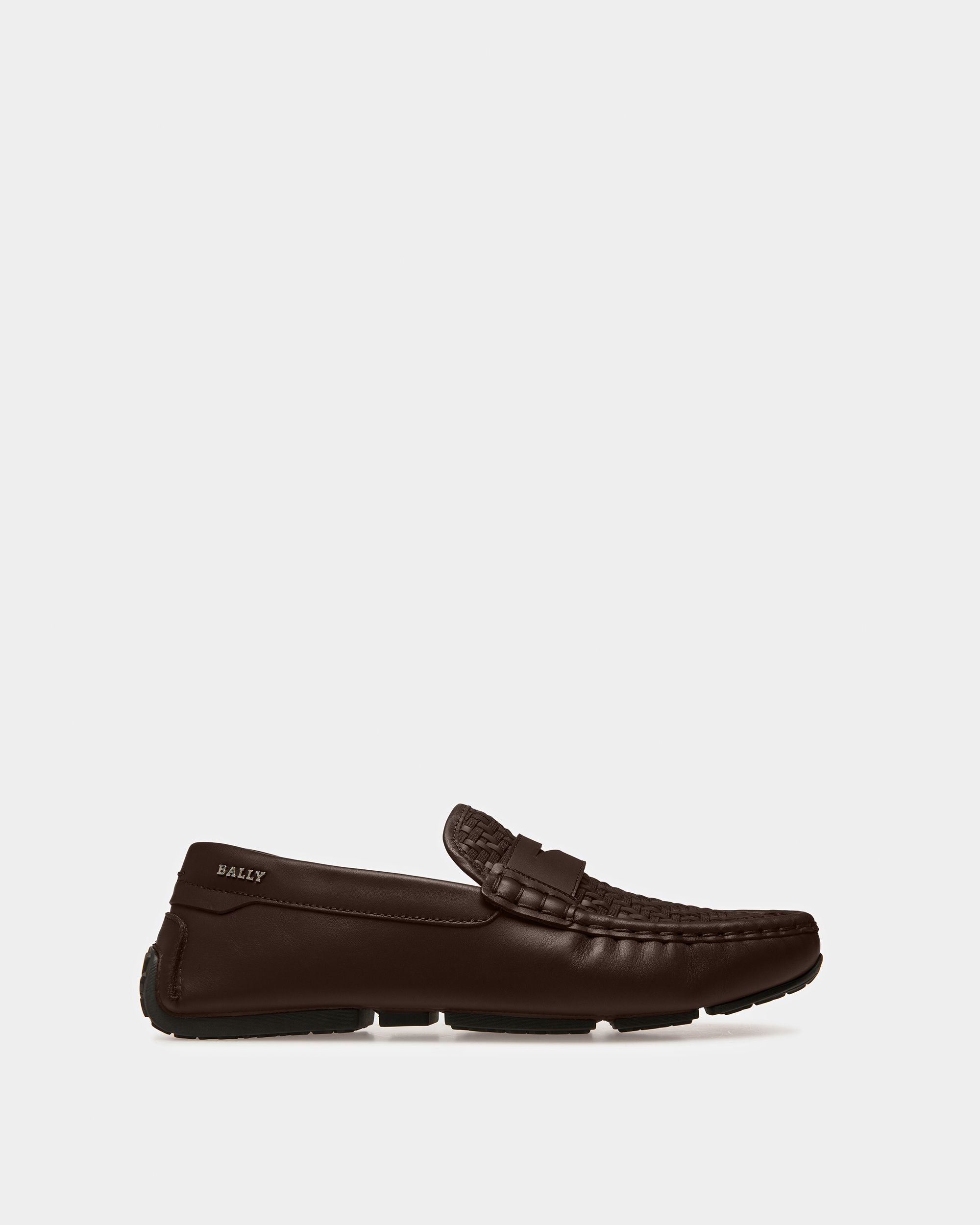 Pilos Mokassins Aus Leder In Braun - Herren - Bally - 01