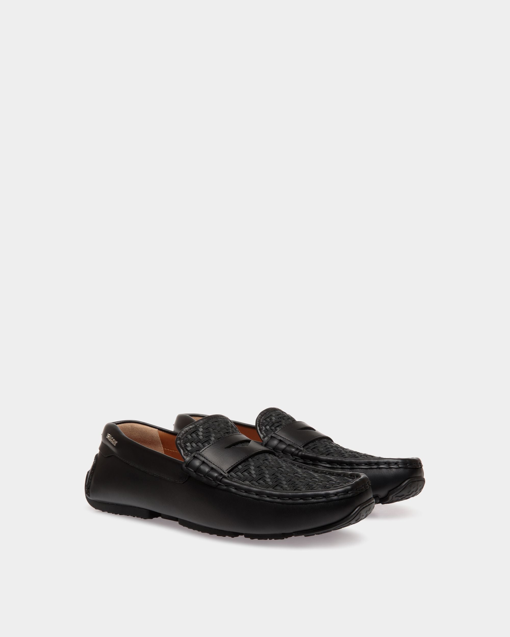 Pilot Drivers In Black Leather - Herren - Bally - 02