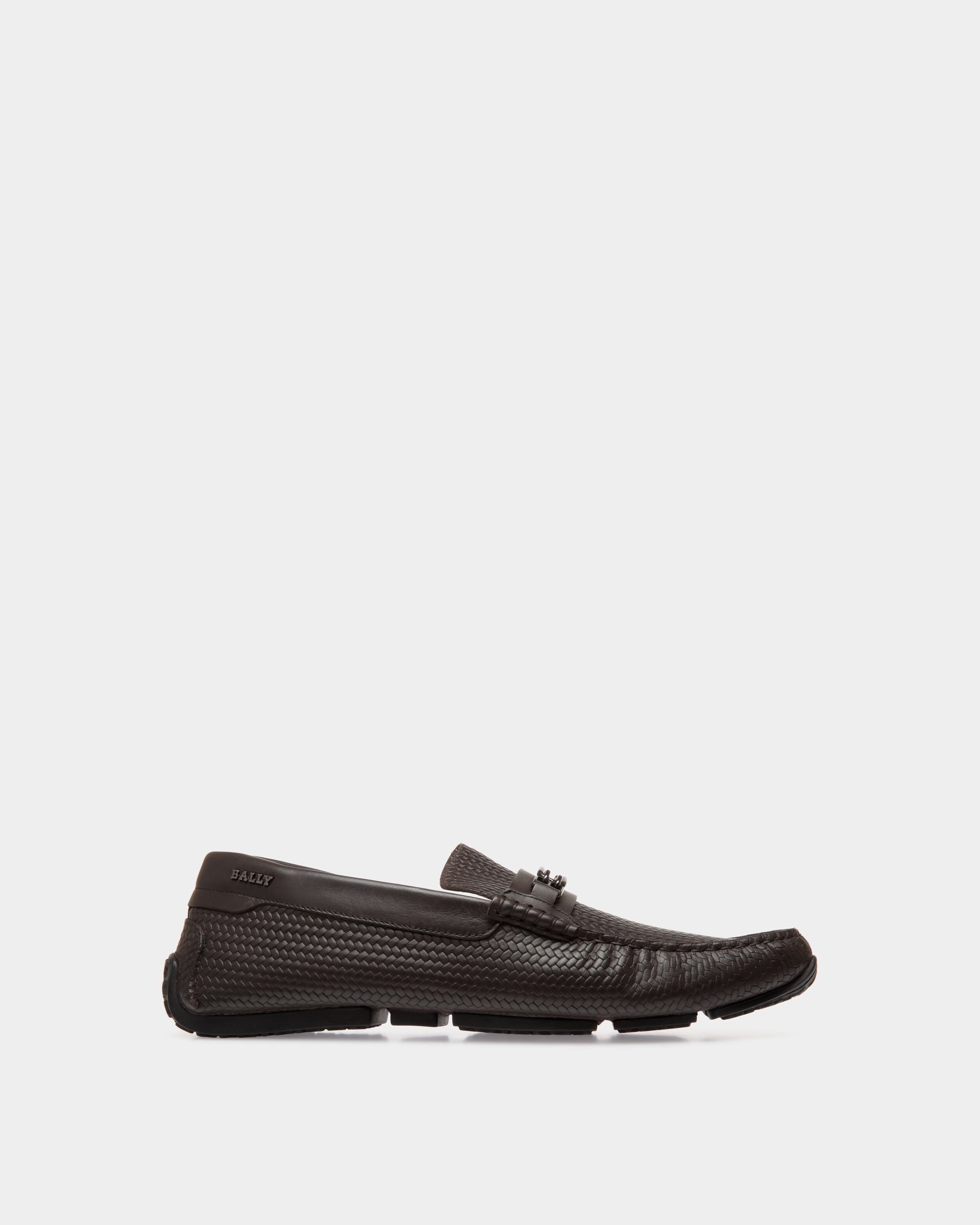 Pilot Drivers In Brown Leather - Herren - Bally - 01