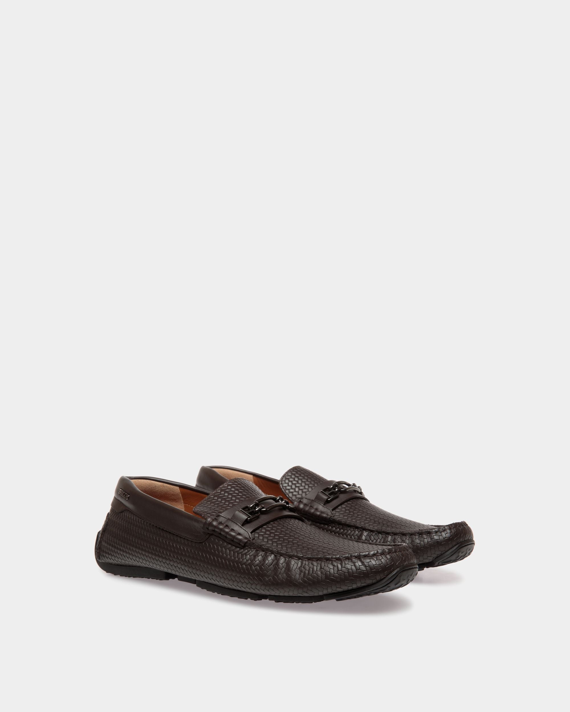 Pilot Drivers In Brown Leather - Herren - Bally - 02