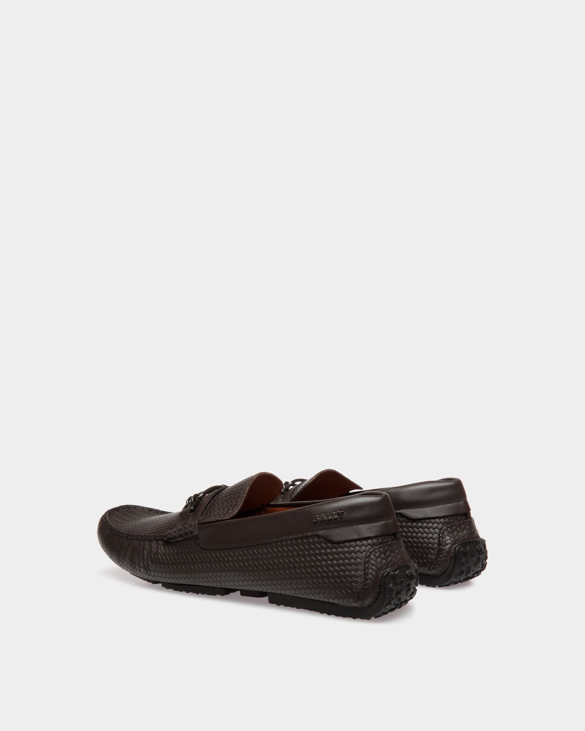 Pilot Drivers In Brown Leather - Herren - Bally - 03