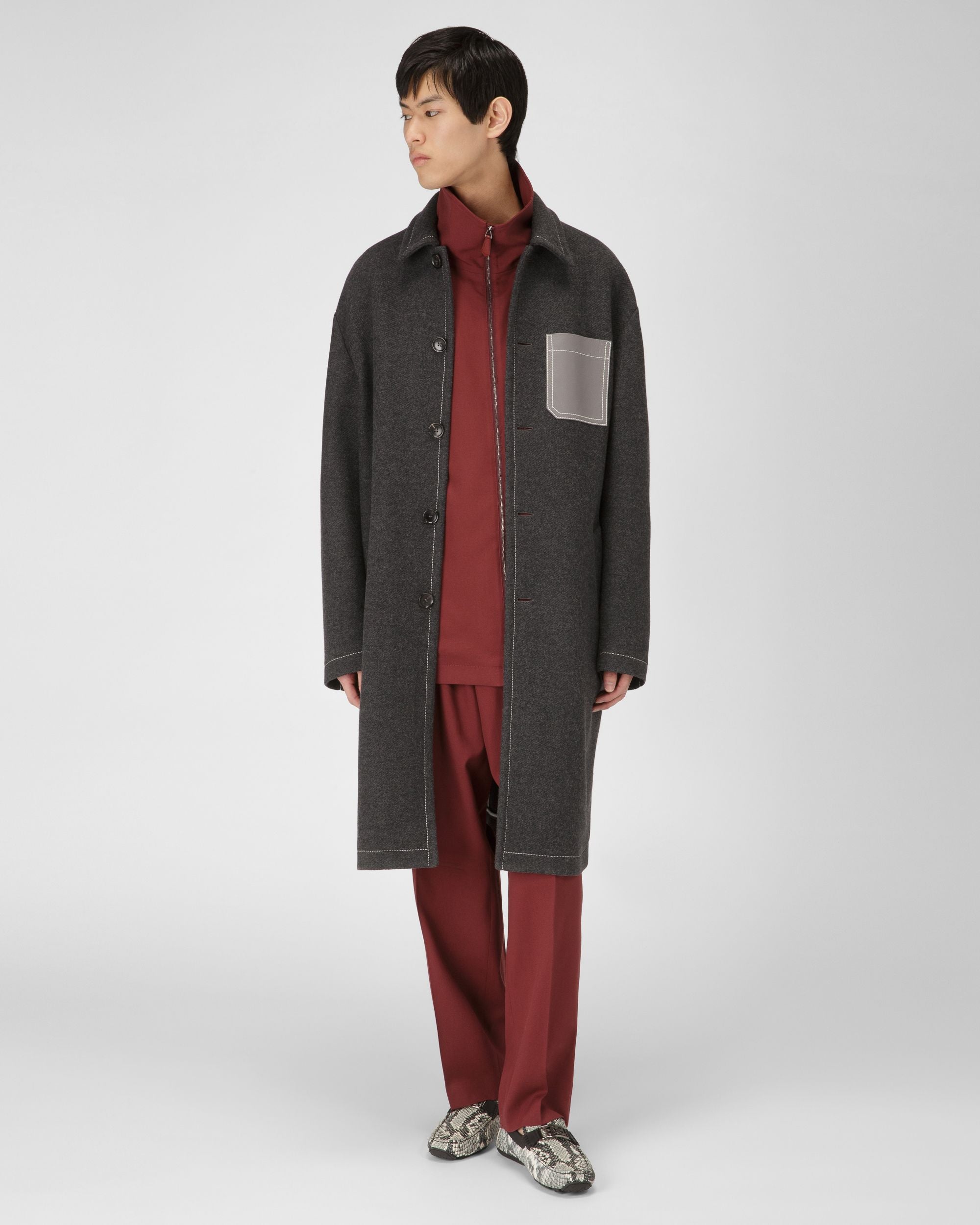 Palan Driver Aus Weissem Und Schwarzem Leder - Herren - Bally - 03