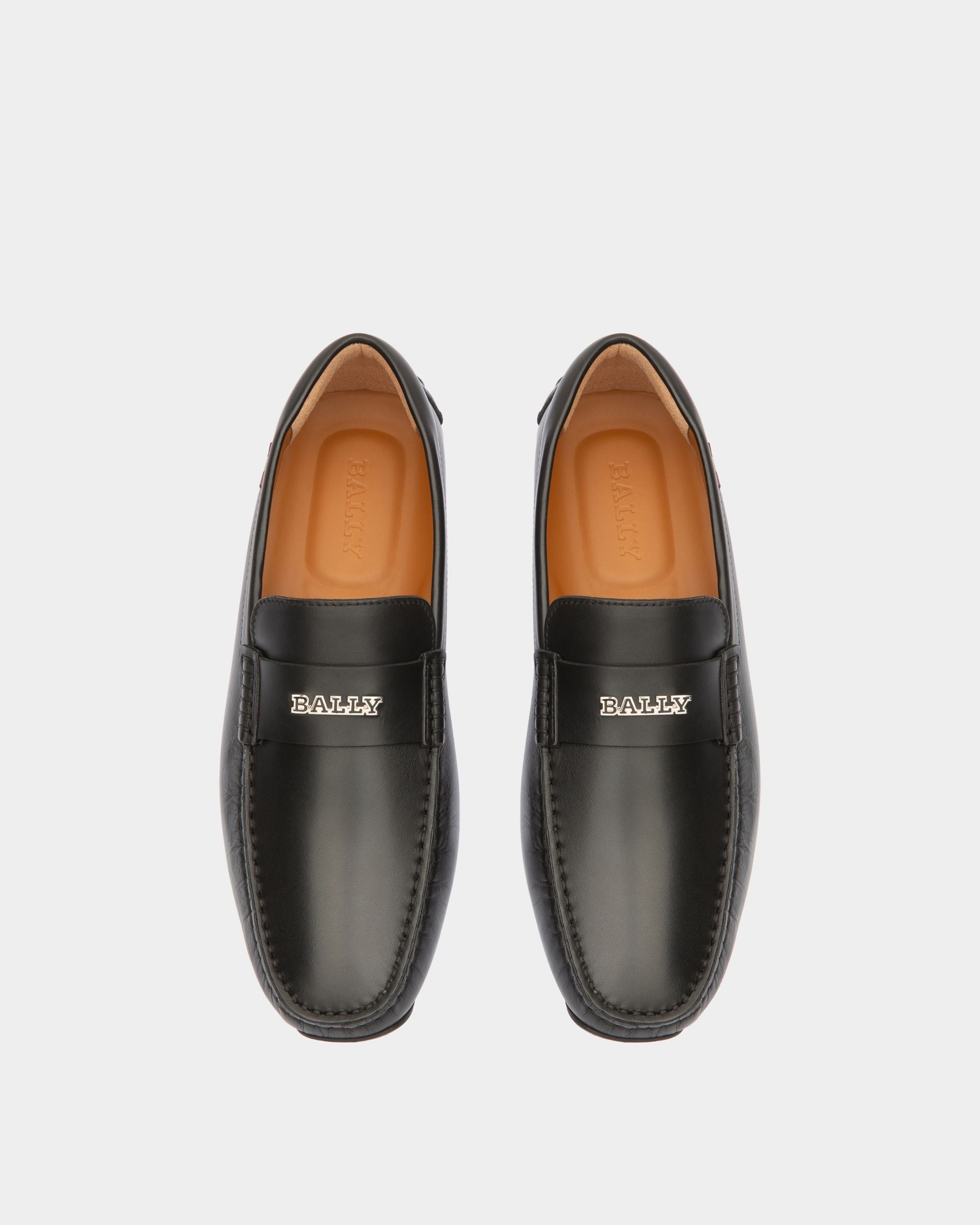 Palsy Driver-Schuh Aus Schwarzem Leder - Herren - Bally - 02