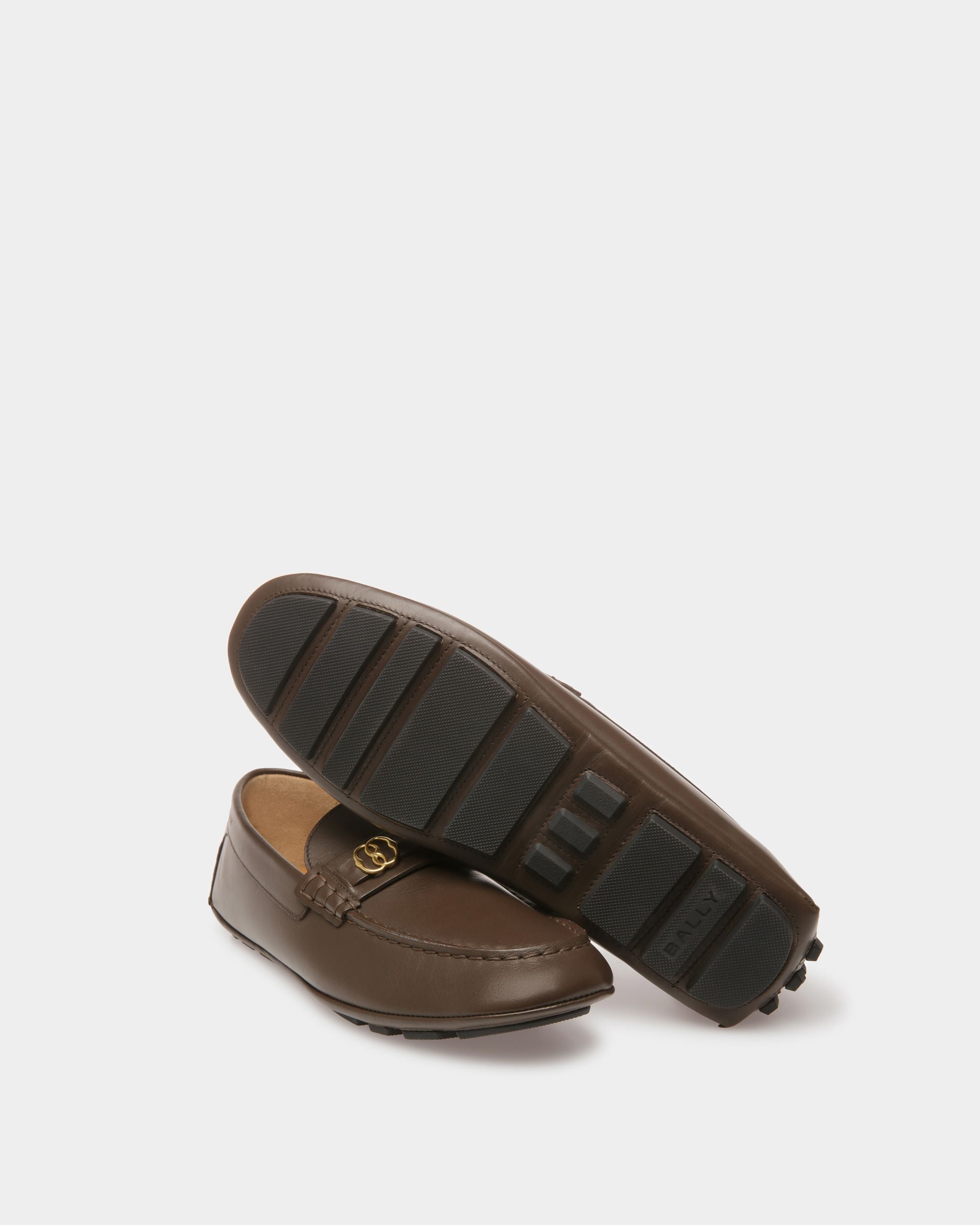 Kerbs Driver Aus Braunem Leder - Herren - Bally - 04
