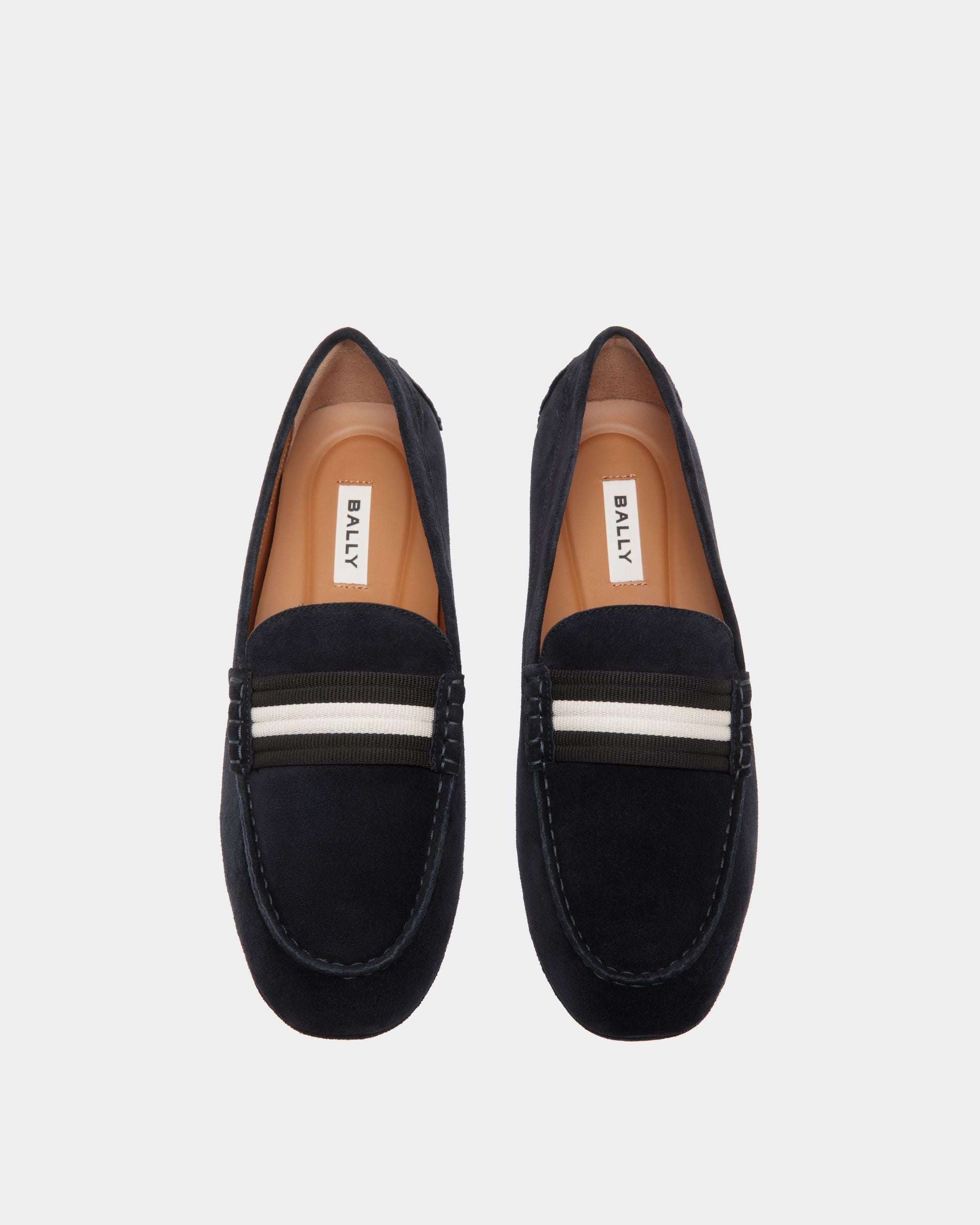 Kerbs Drivers In Blue Leather - Herren - Bally - 04