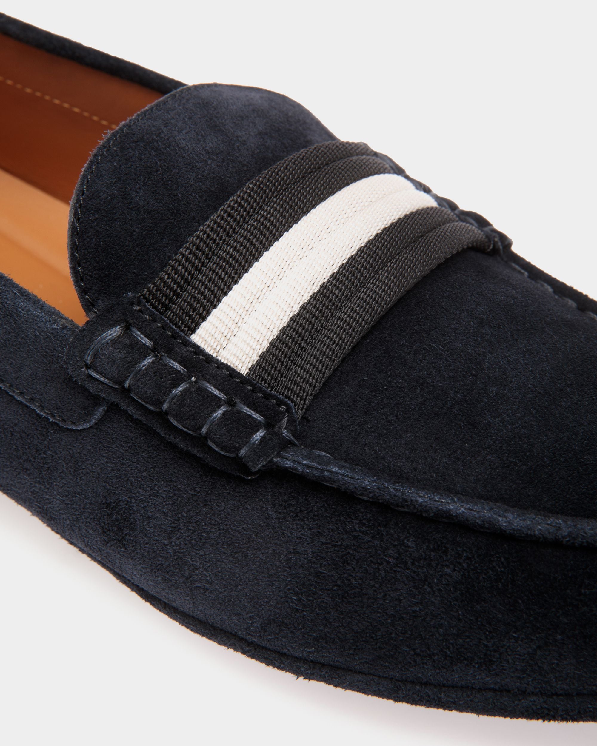 Kerbs Drivers In Blue Leather - Herren - Bally - 05