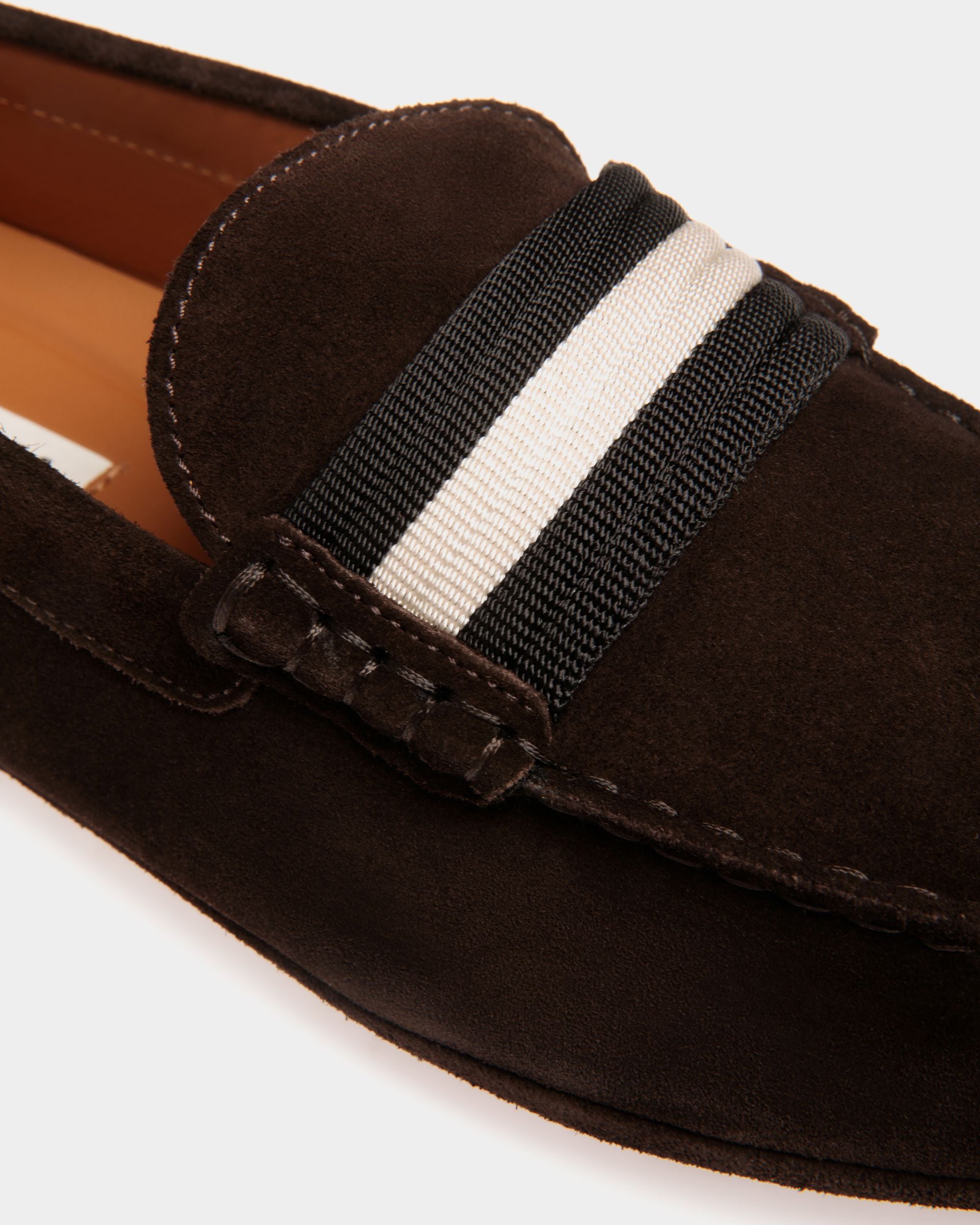 Kerbs Driver-Schuhe Aus Veloursleder In Ebenholzschwarz - Herren - Bally - 06
