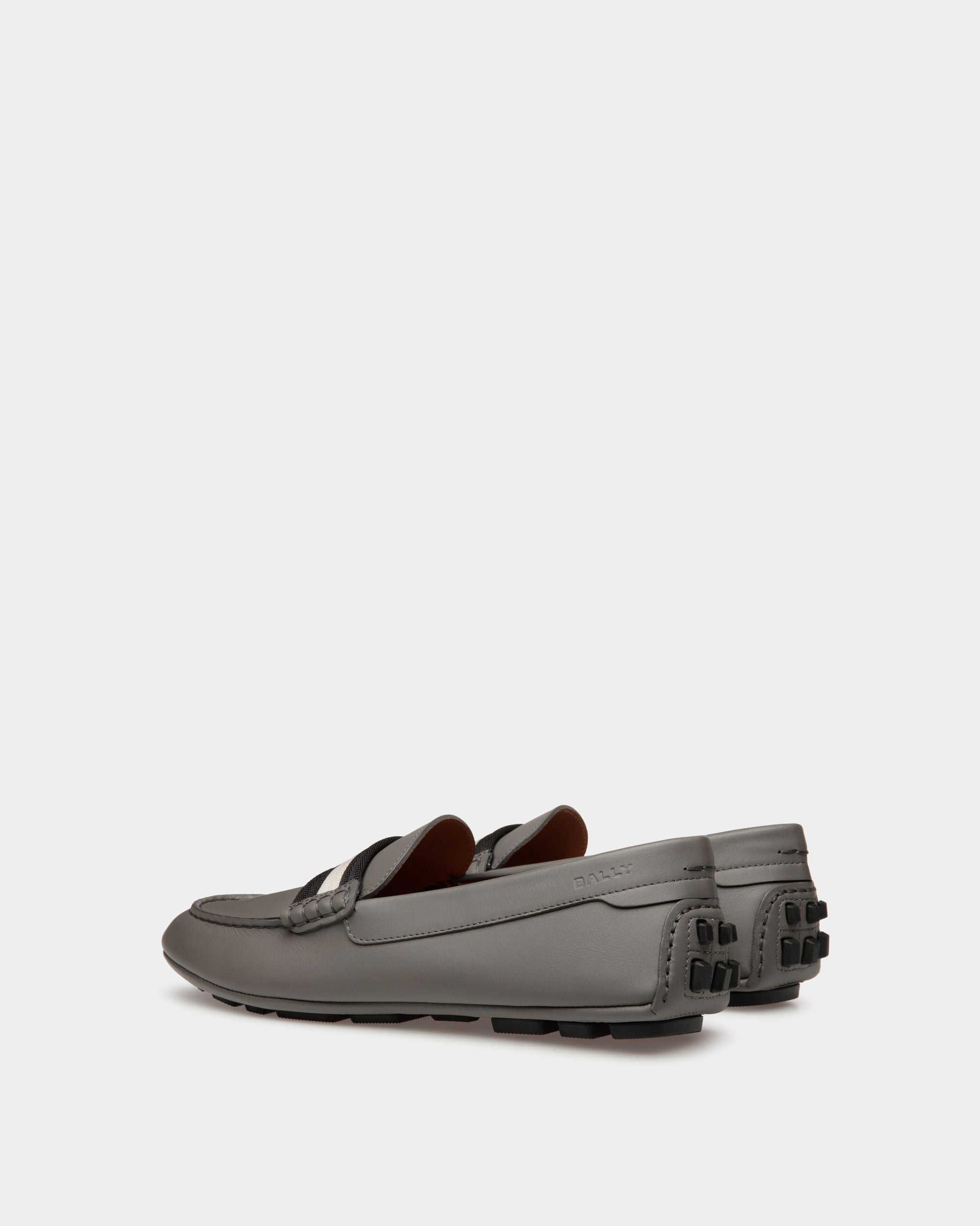 Kerbs Drivers In Grey Leather - Herren - Bally - 03
