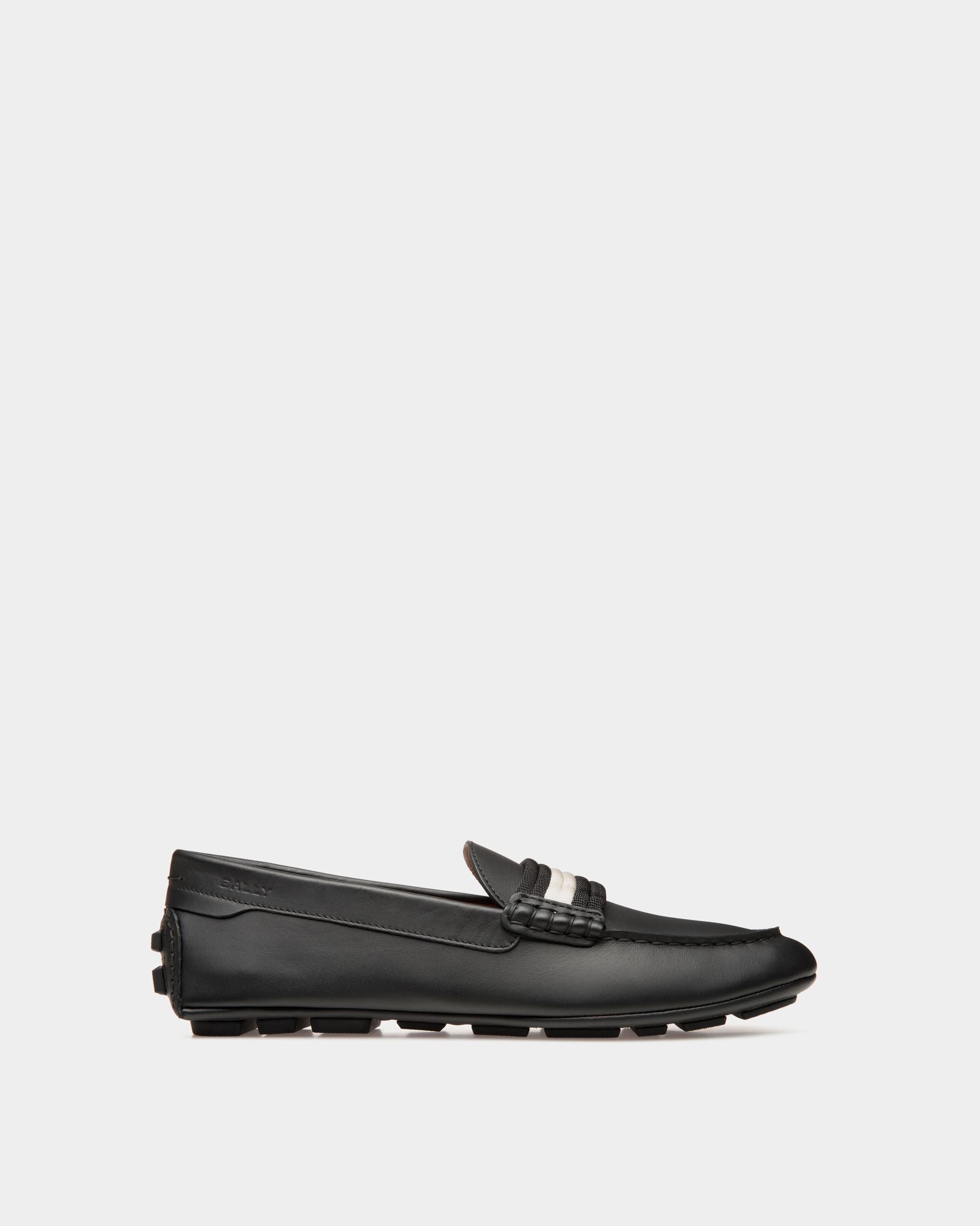 Kerbs Drivers In Black Leather - Herren - Bally - 01
