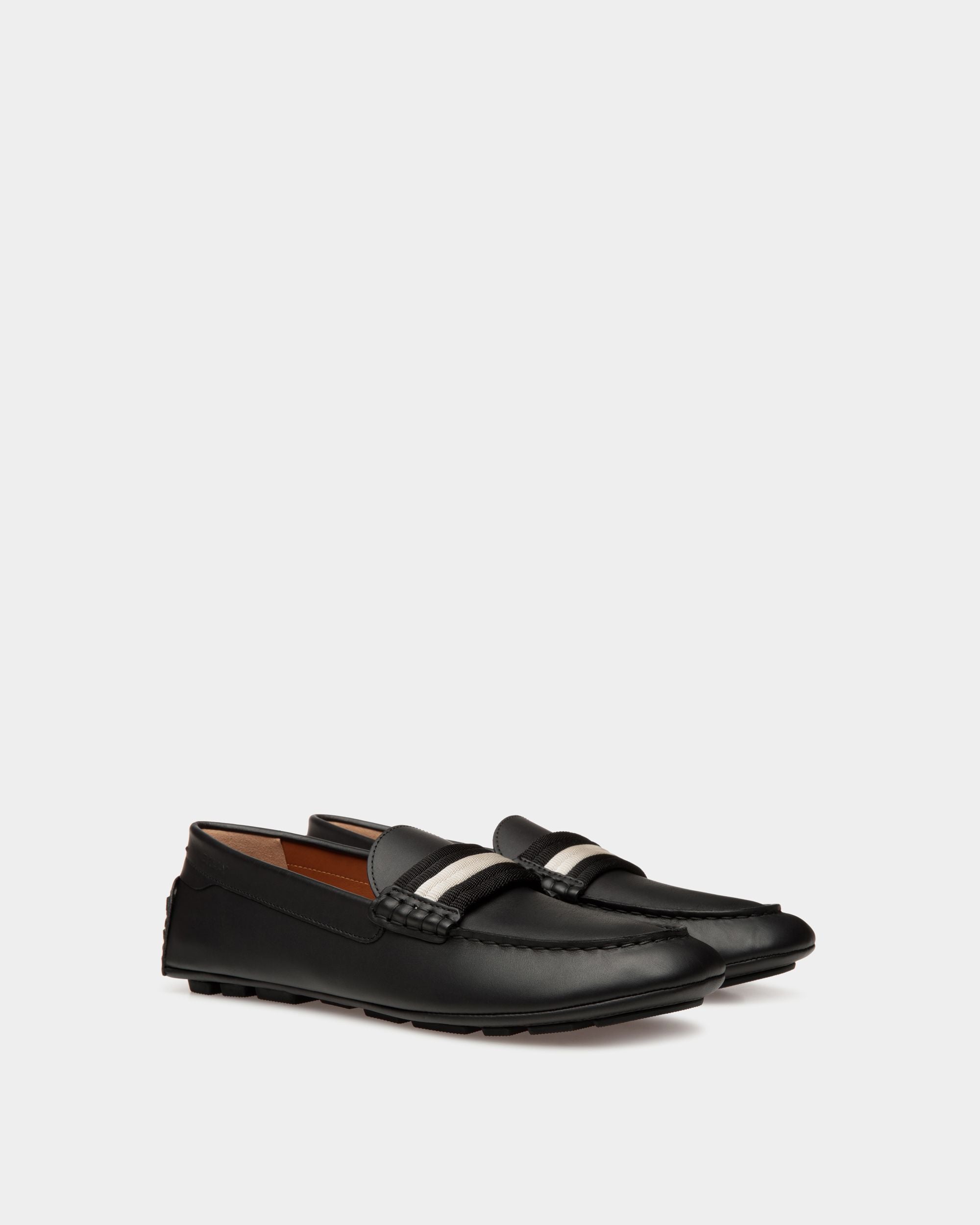 Kerbs Drivers In Black Leather - Herren - Bally - 02
