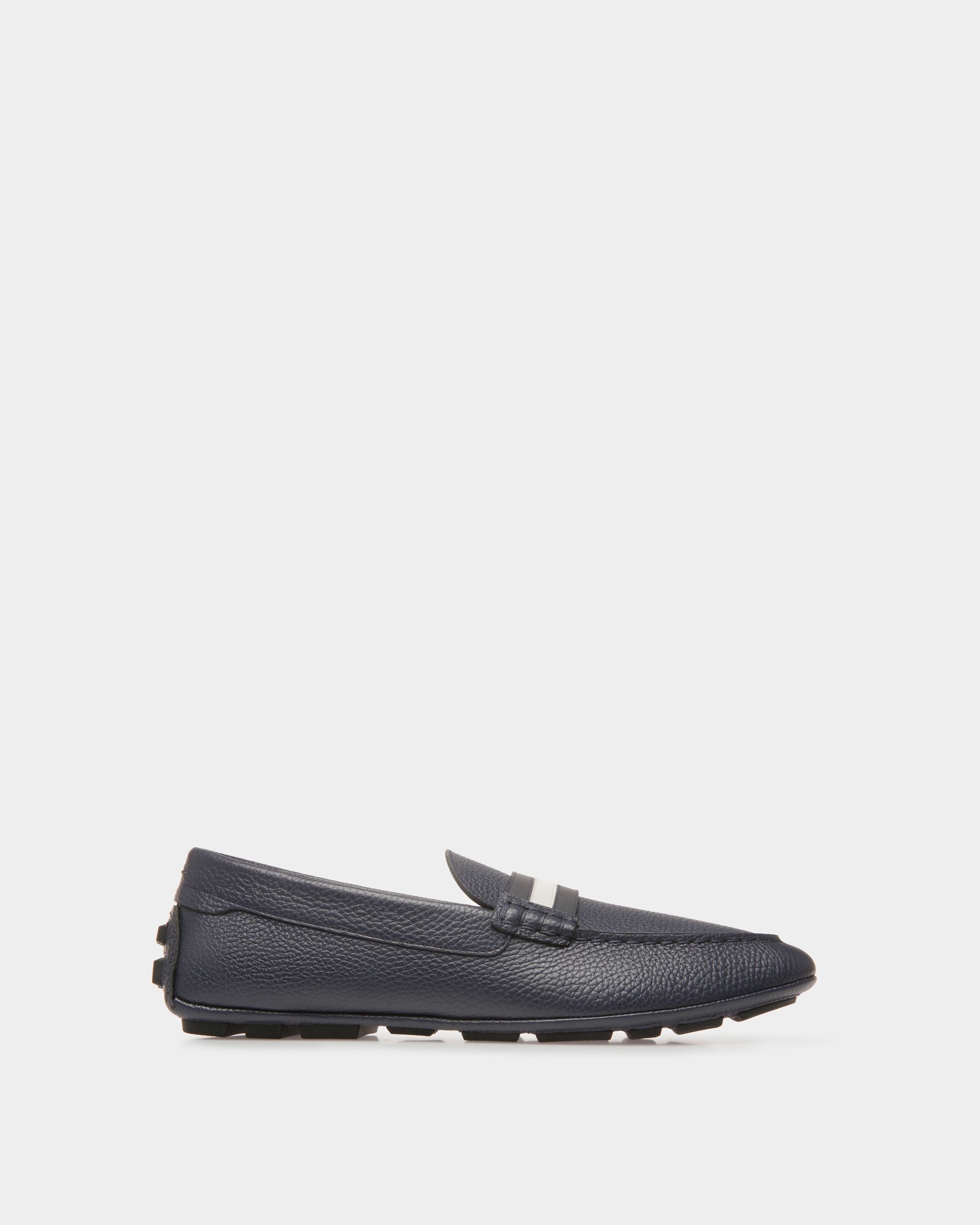 Kerbs Driver Aus Mitternachtsblauem Leder - Herren - Bally - 01
