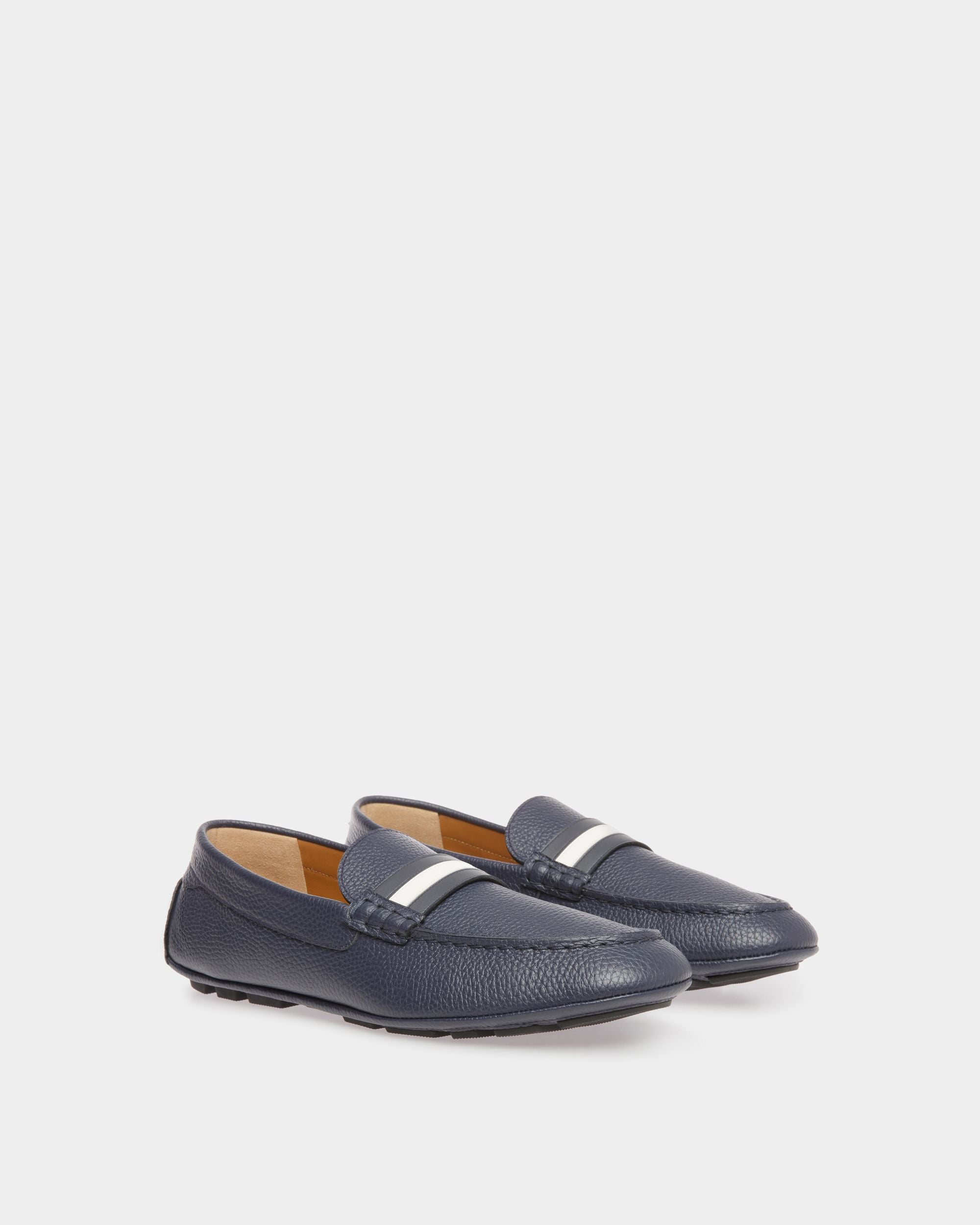 Kerbs Driver Aus Mitternachtsblauem Leder - Herren - Bally - 02