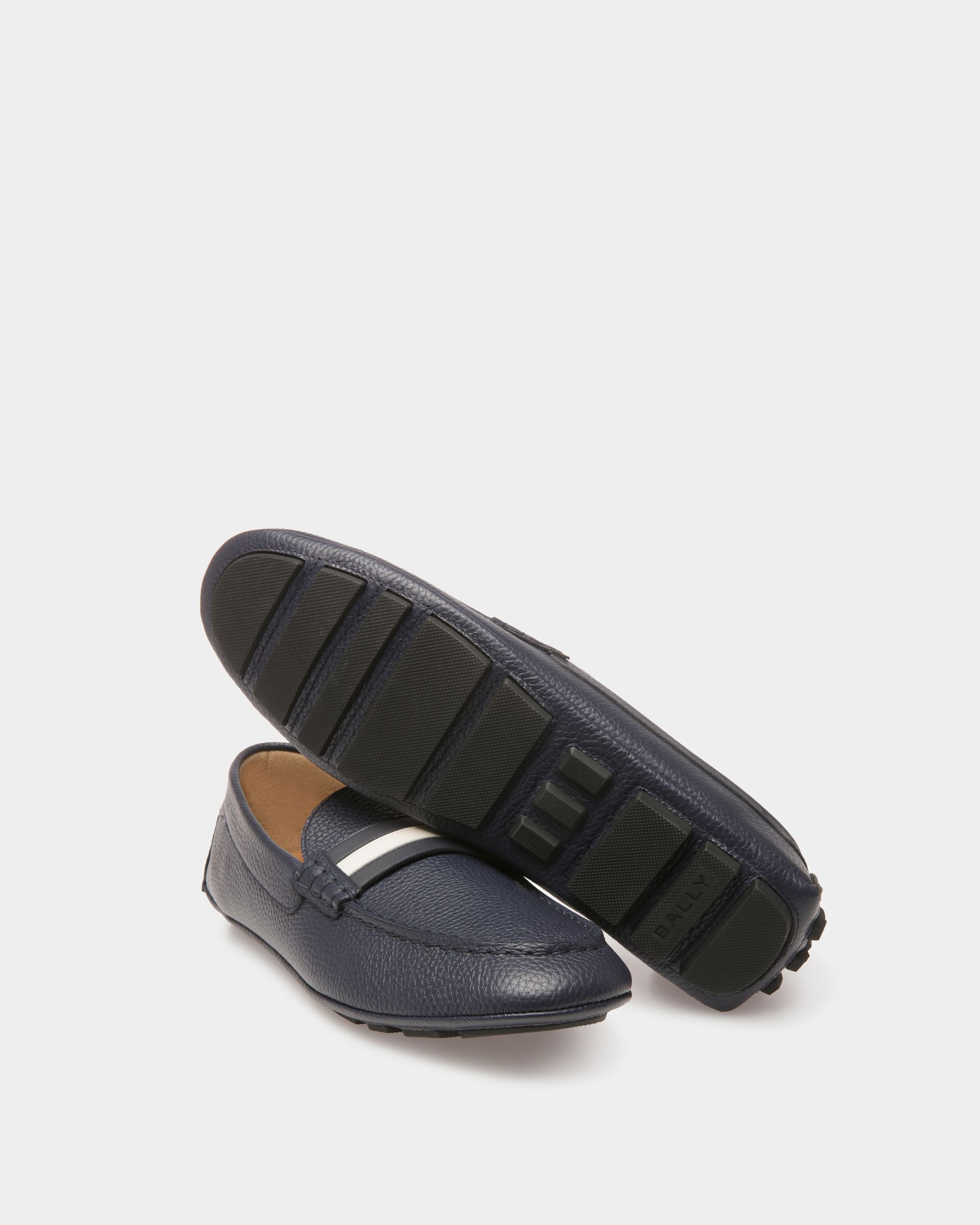 Kerbs Driver Aus Mitternachtsblauem Leder - Herren - Bally - 04