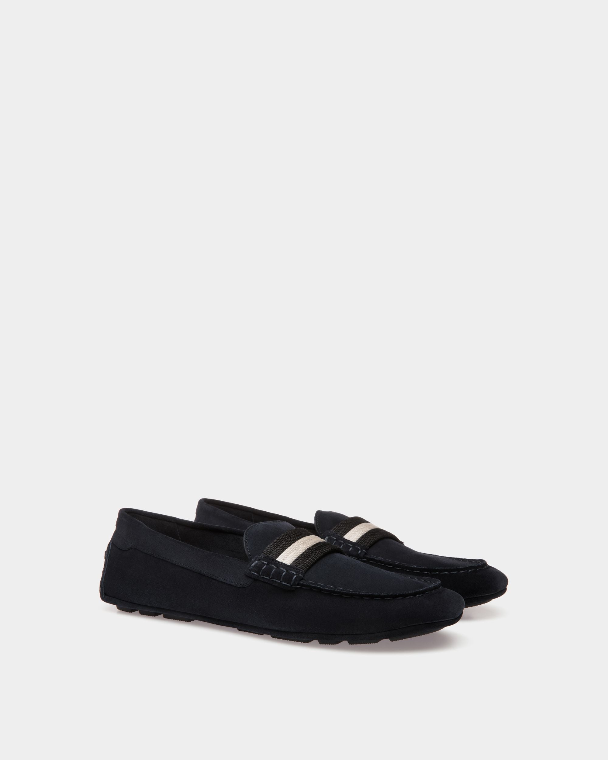 Kerbs Drivers In Blue Leather - Herren - Bally - 02