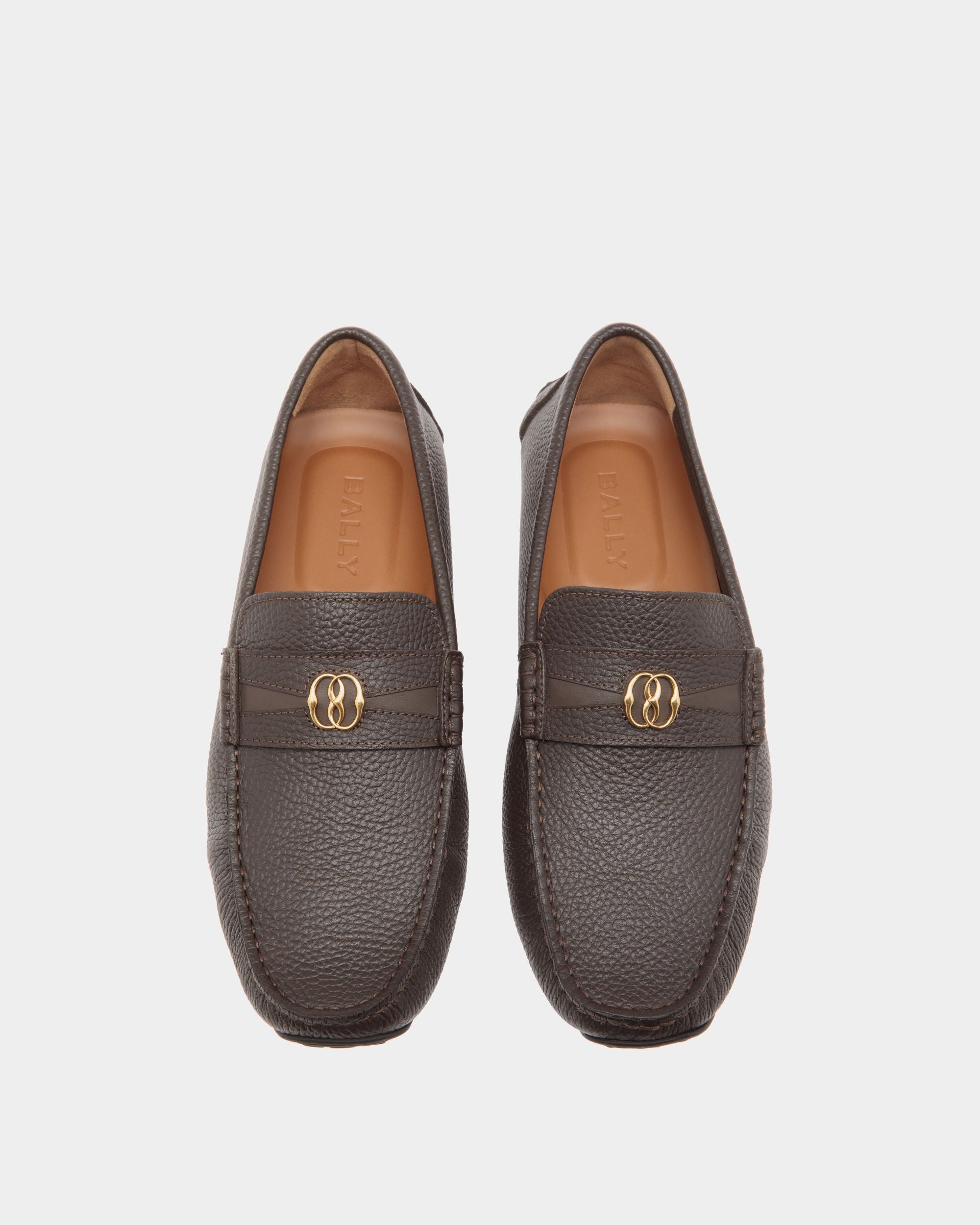 Pilot Drivers In Brown Leather - Herren - Bally - 04