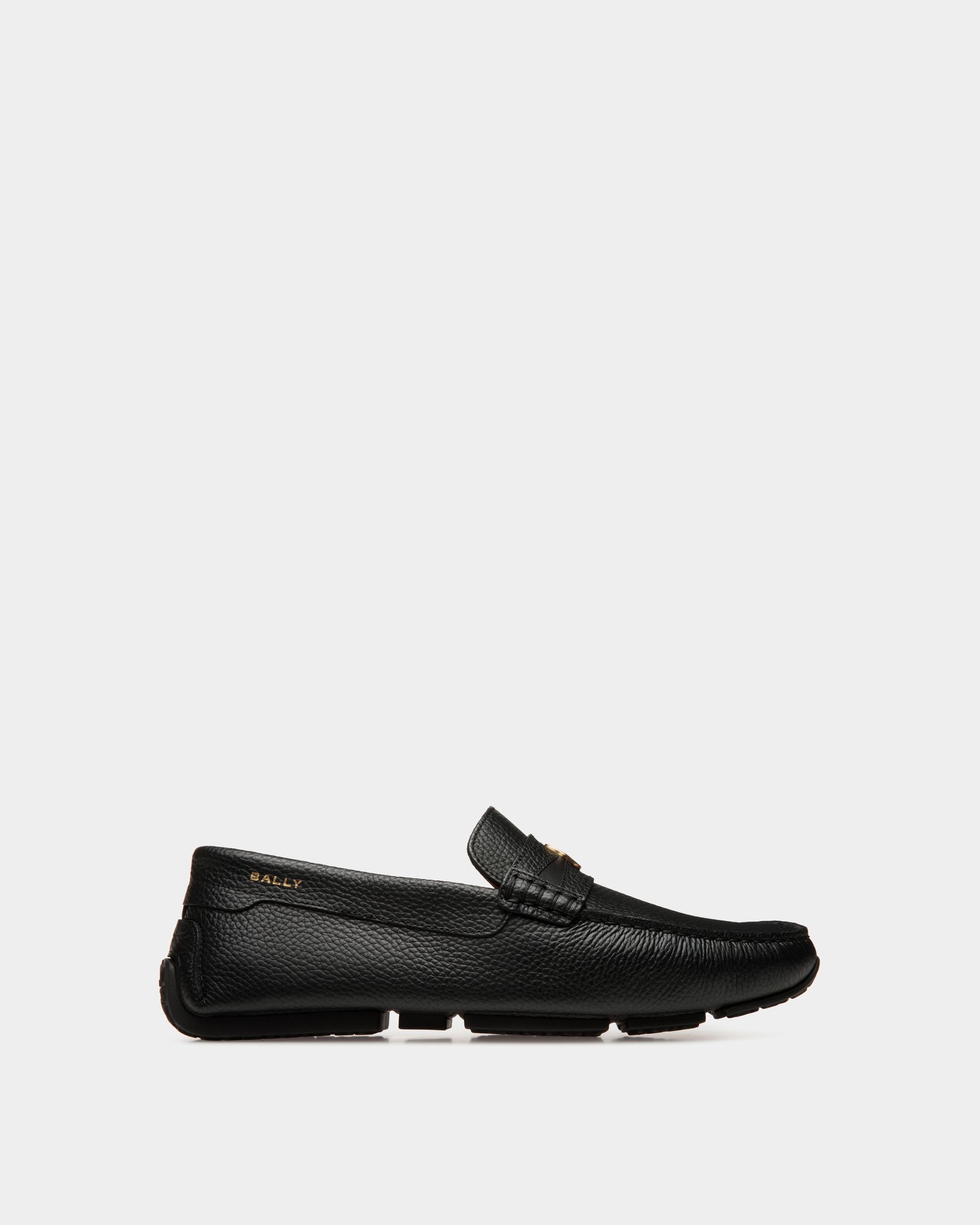 Pilot Drivers In Black Leather - Herren - Bally - 01