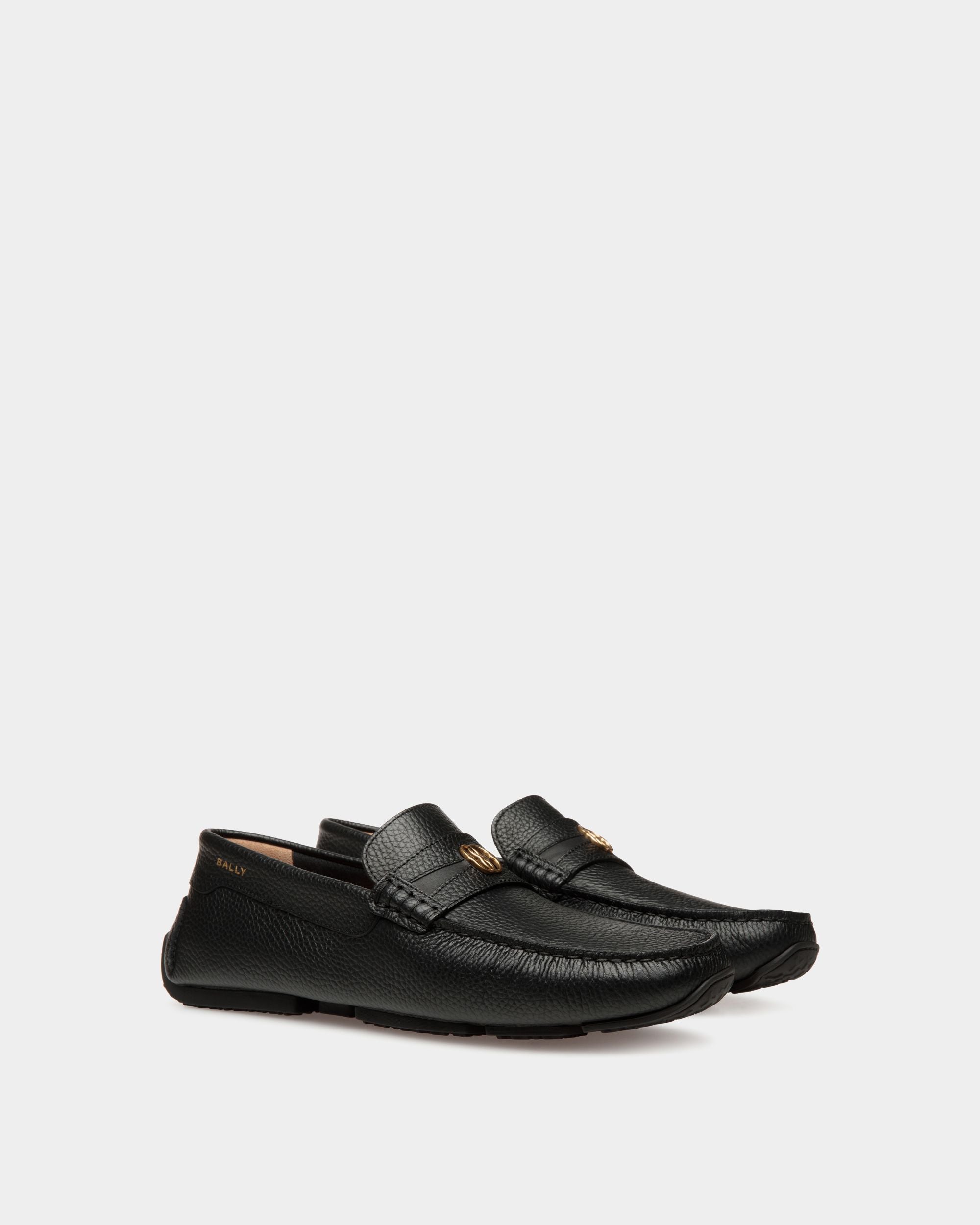 Pilot Drivers In Black Leather - Herren - Bally - 02