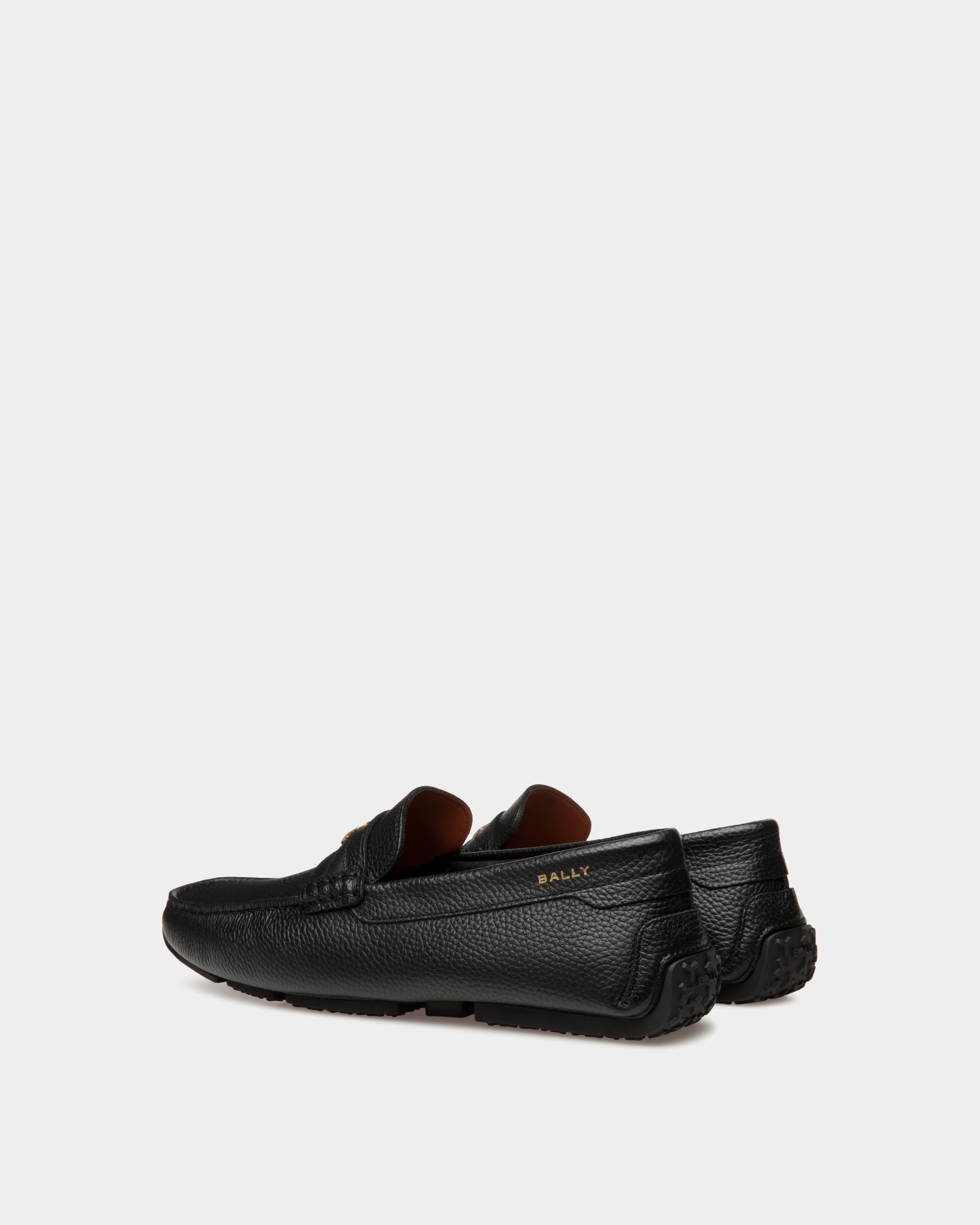 Pilot Drivers In Black Leather - Herren - Bally - 03