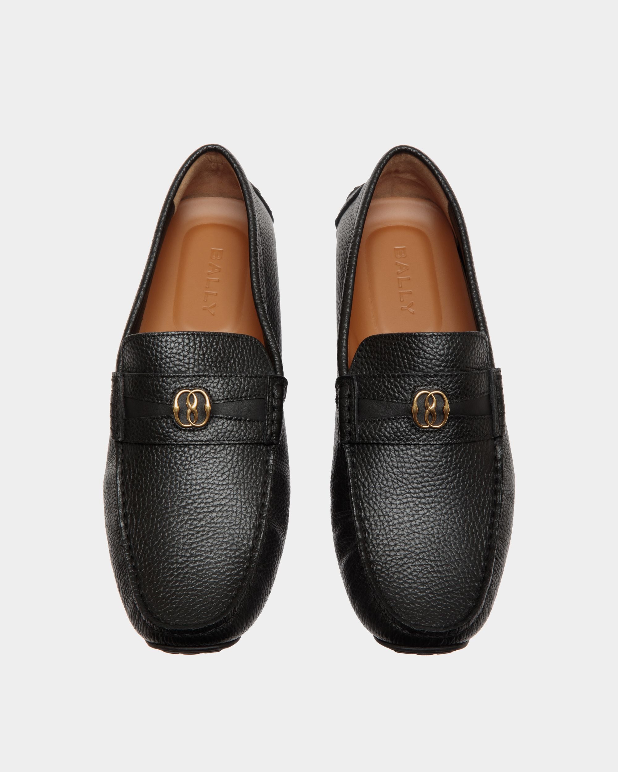 Pilot Drivers In Black Leather - Herren - Bally - 04