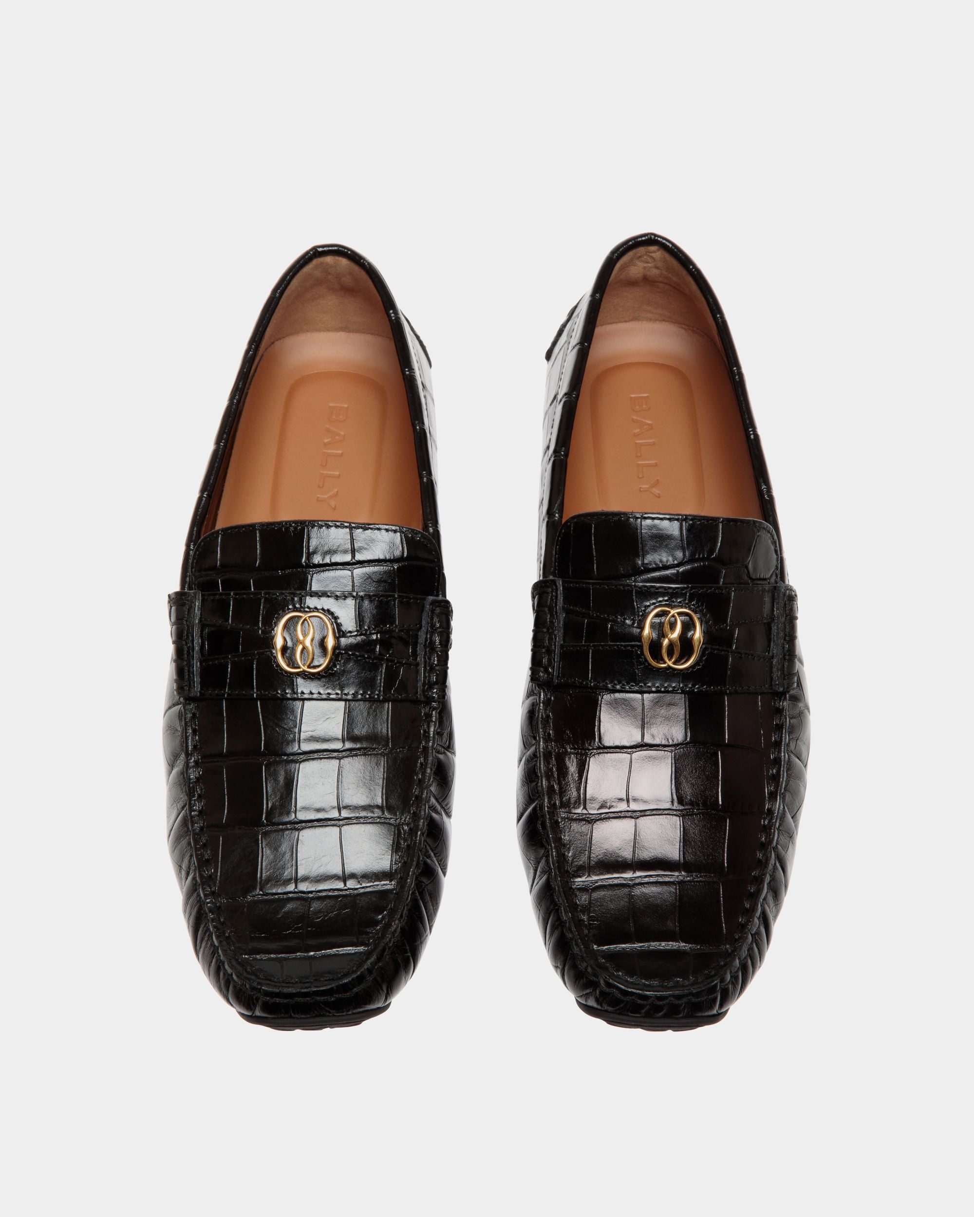 Pilot Drivers In Black Leather - Herren - Bally - 04