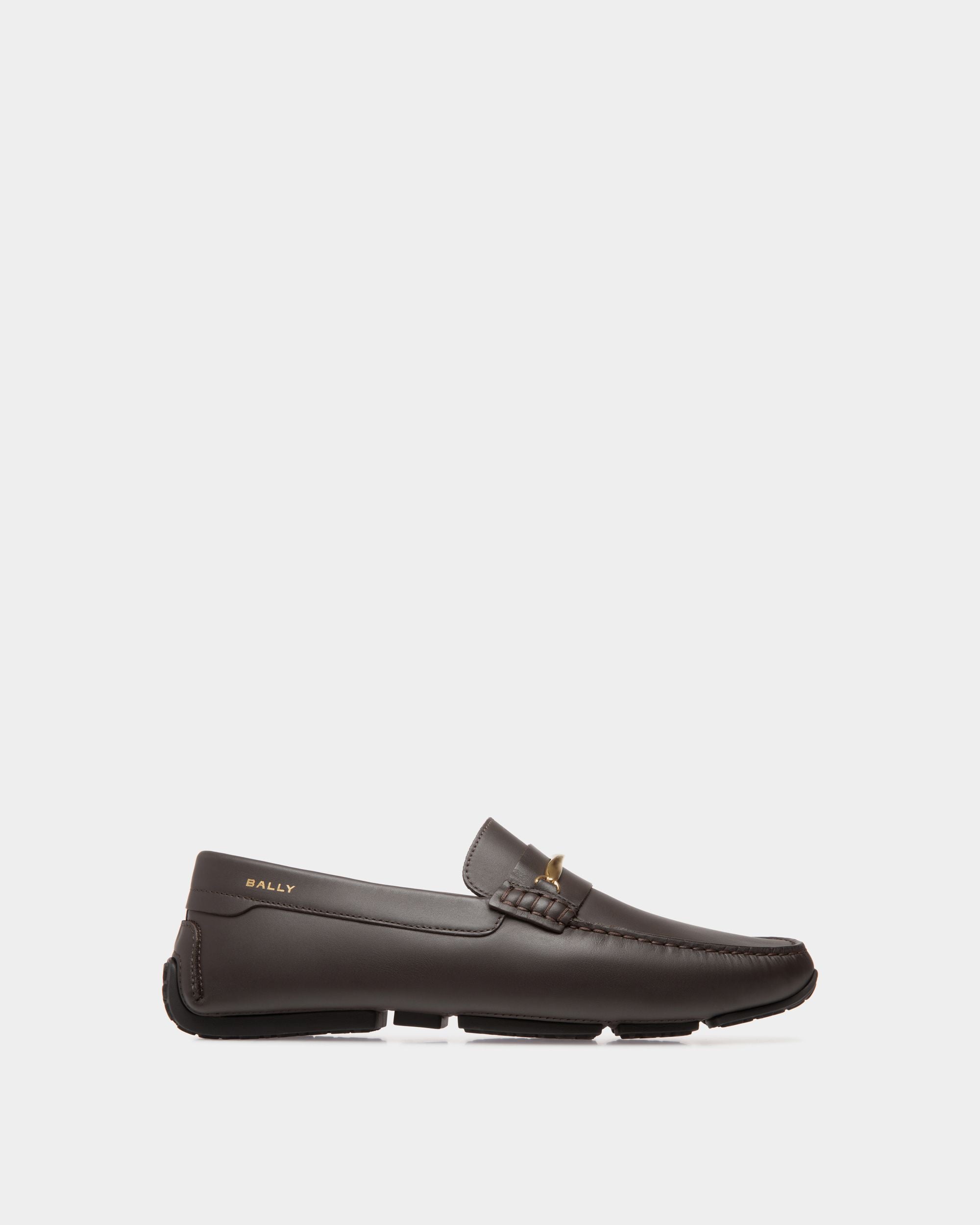Pilot Drivers In Brown Leather - Herren - Bally - 01