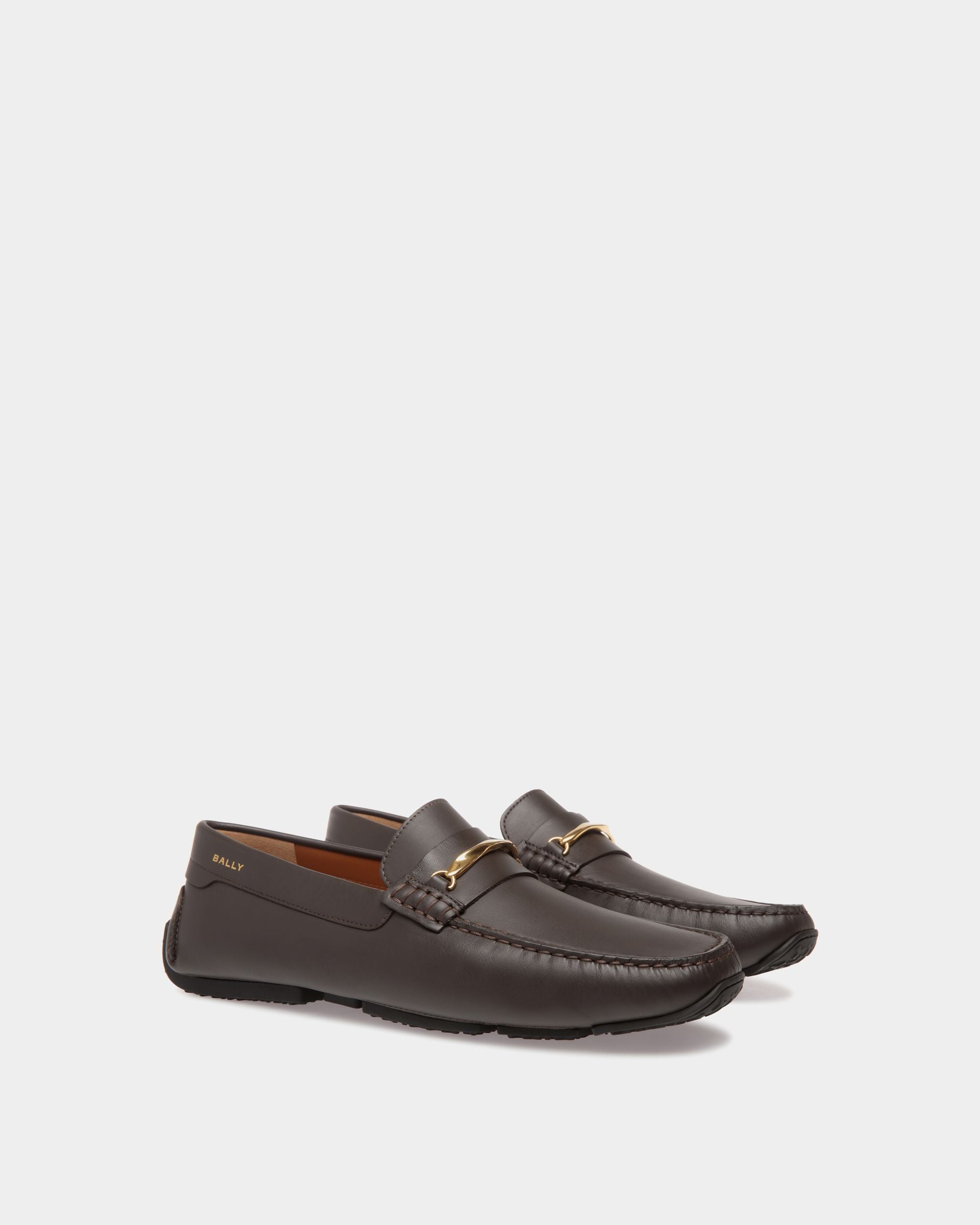 Pilot Drivers In Brown Leather - Herren - Bally - 02