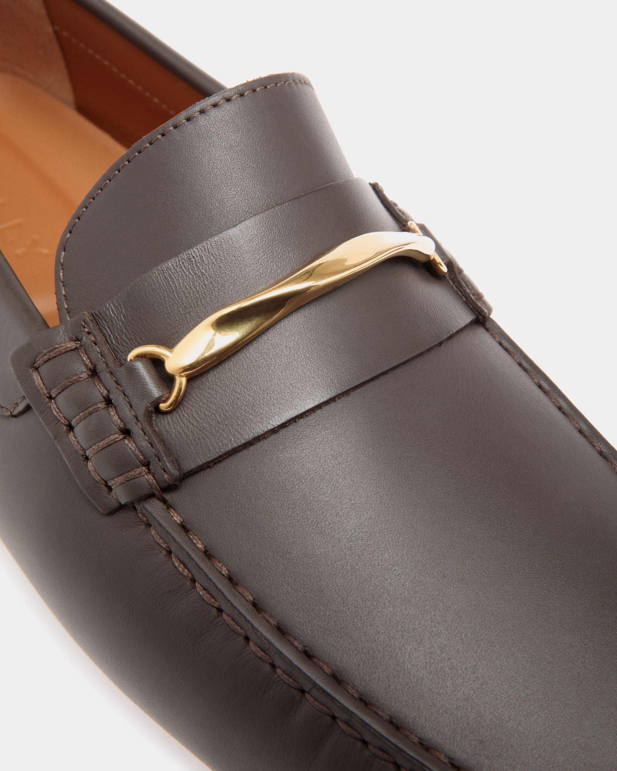 Pilot Drivers In Brown Leather - Herren - Bally - 05