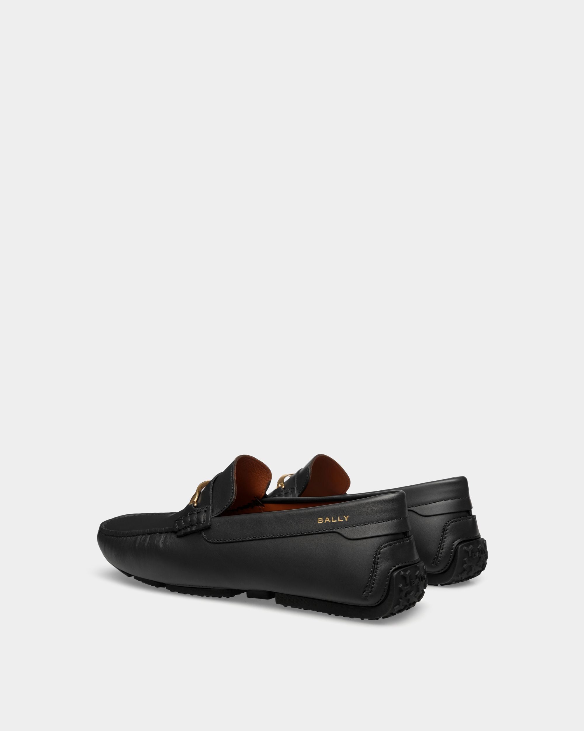 Pilot Drivers In Black Leather - Herren - Bally - 03