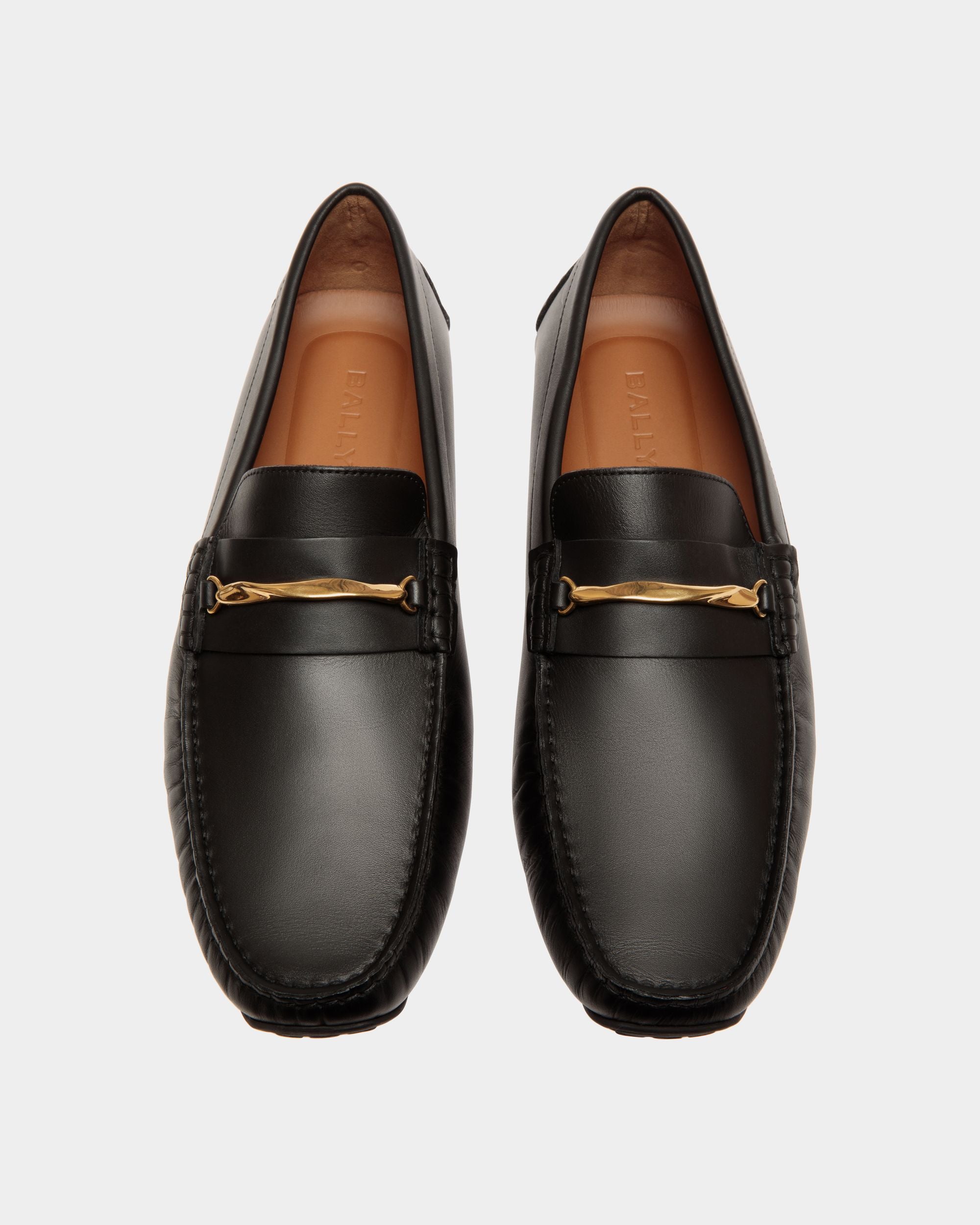 Pilot Drivers In Black Leather - Herren - Bally - 04