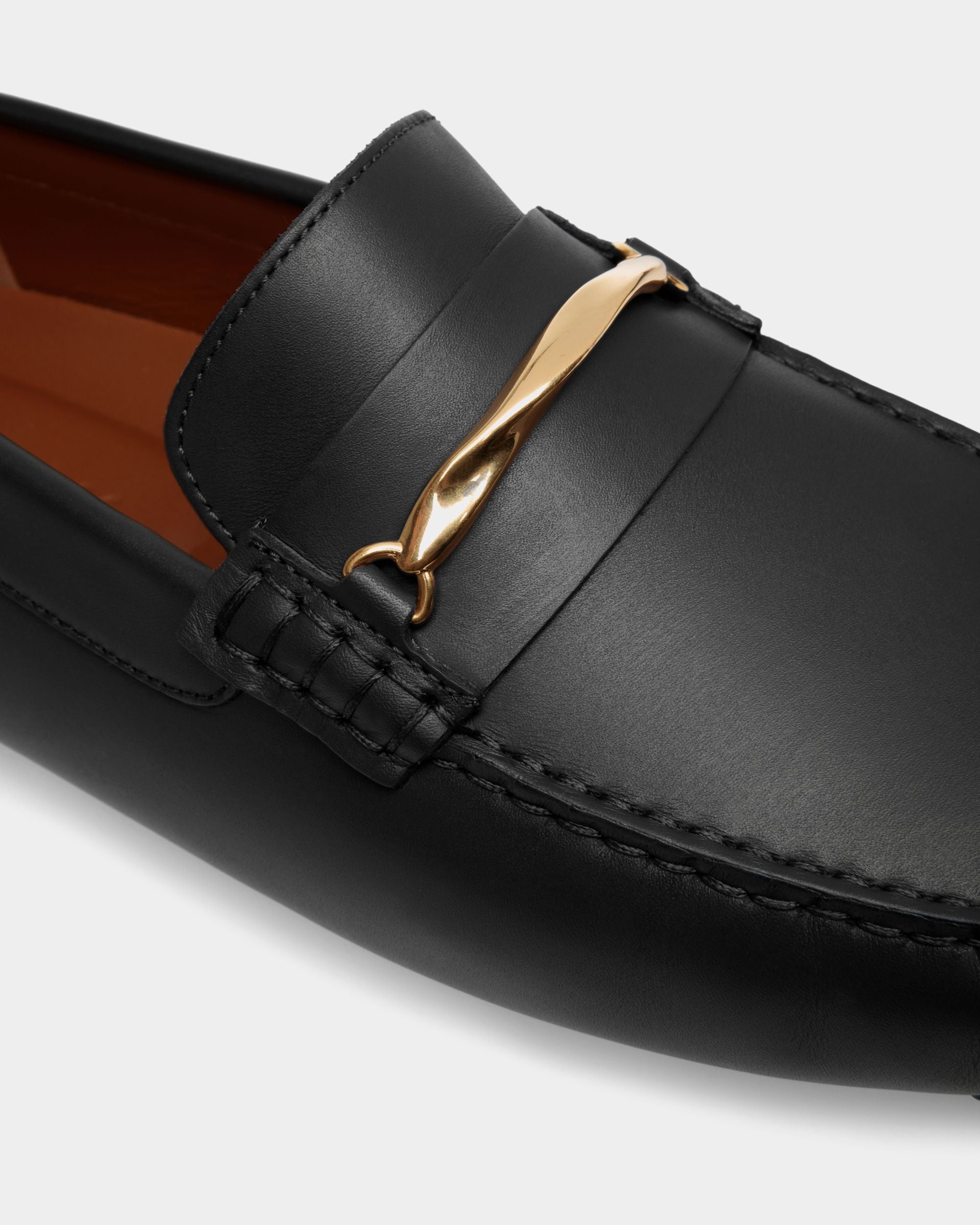 Pilot Drivers In Black Leather - Herren - Bally - 05