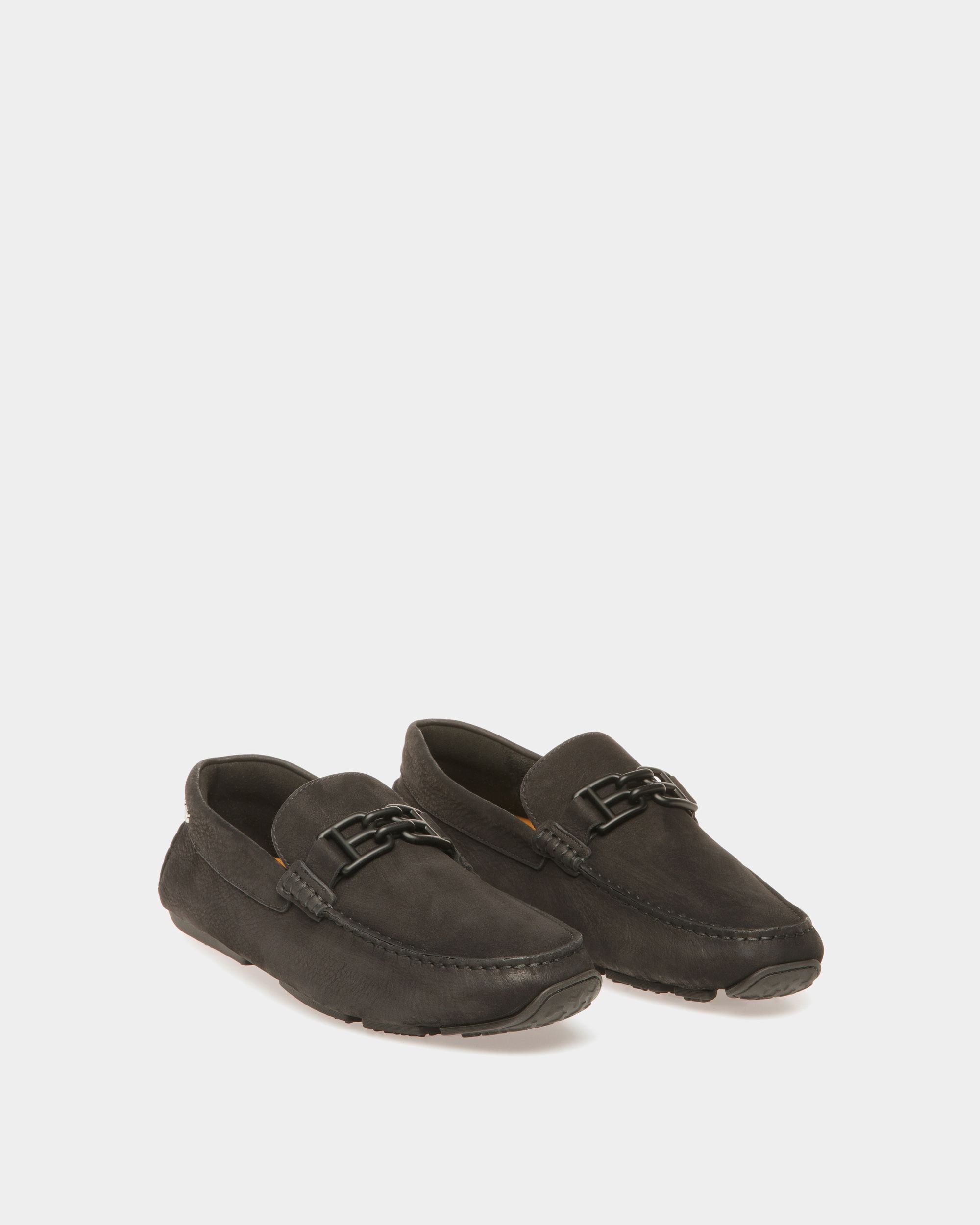 Parsal Driver-Schuh Aus Schwarzem Leder - Herren - Bally - 02
