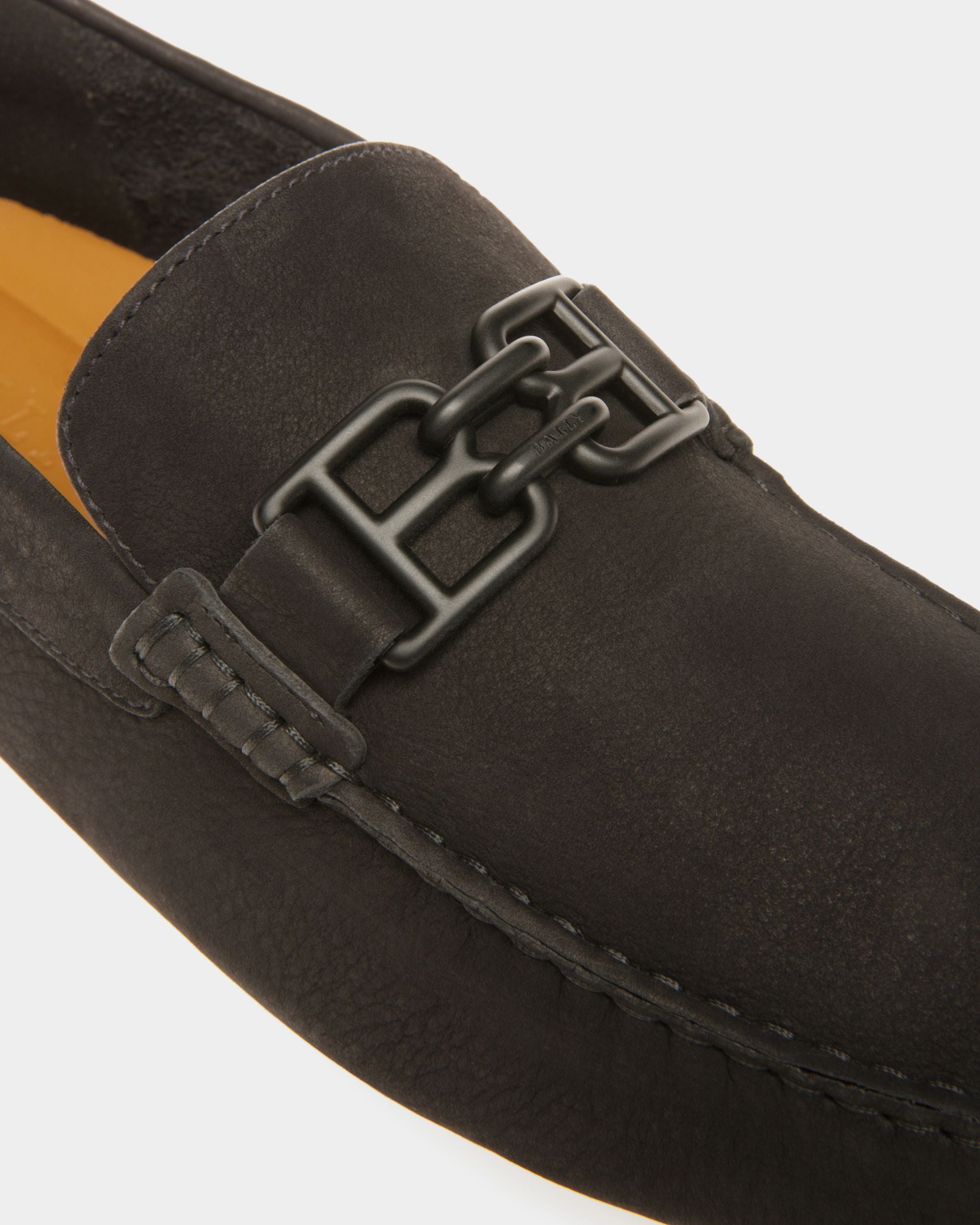 Parsal Driver-Schuh Aus Schwarzem Leder - Herren - Bally - 04