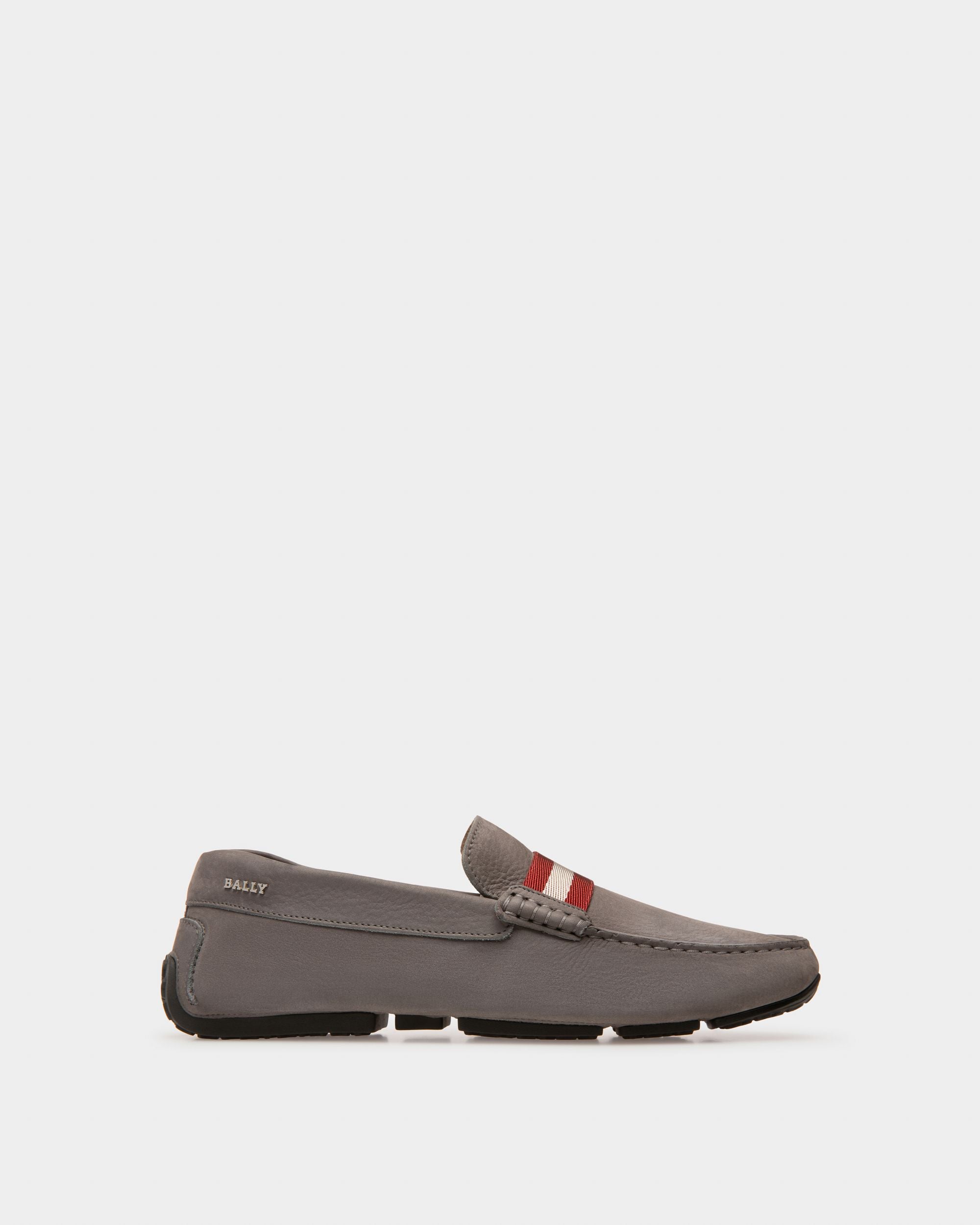 Pearce Driver Aus Grauem Leder - Herren - Bally - 01