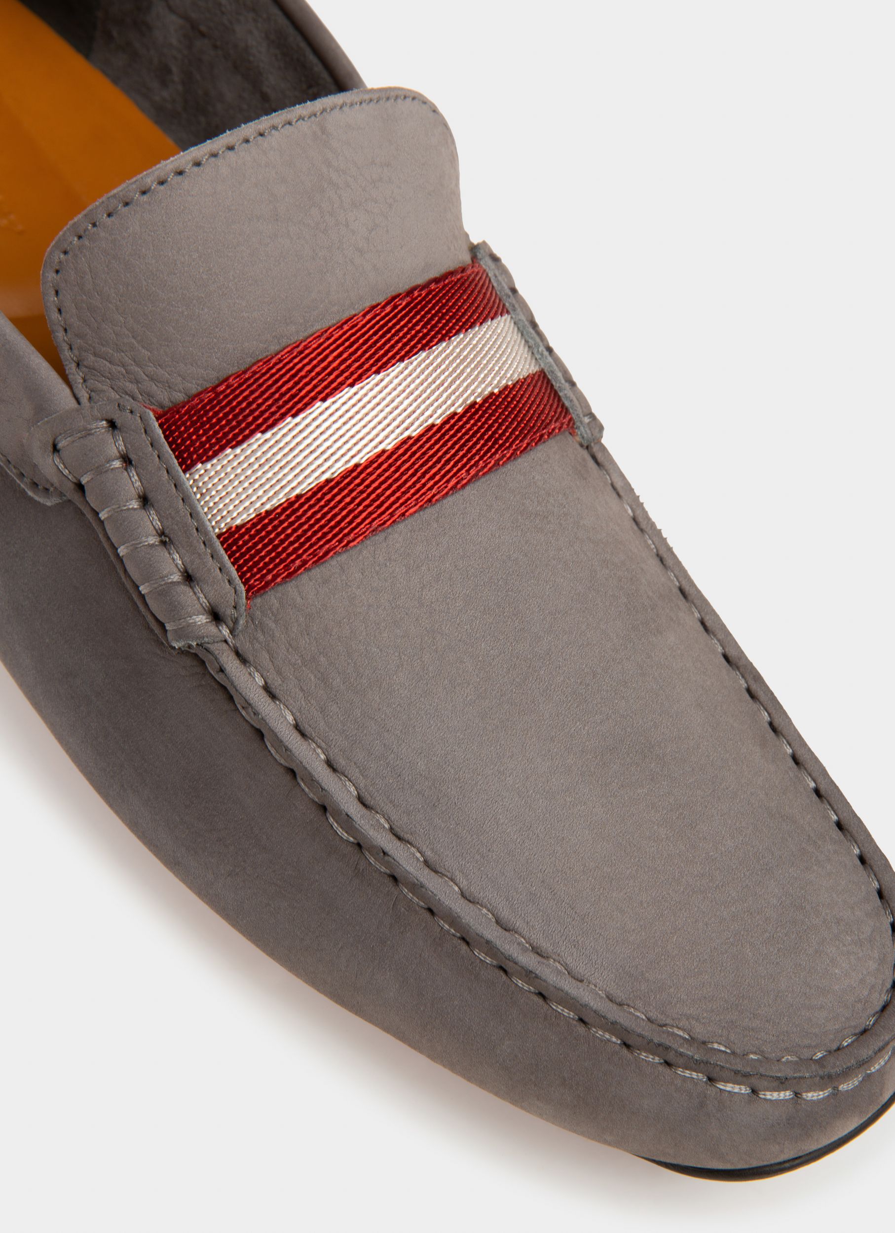 Pearce Driver Aus Grauem Leder - Herren - Bally - 06