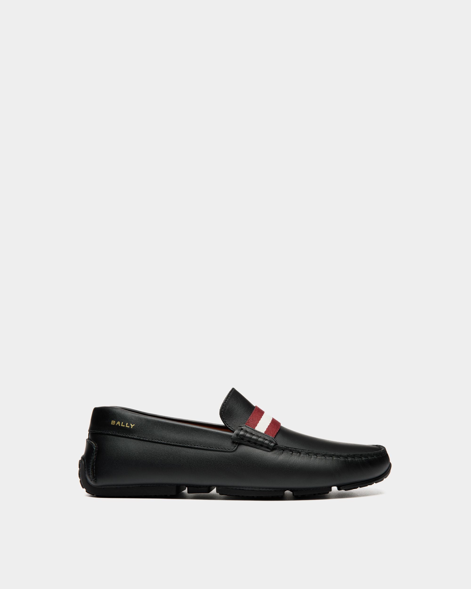 Pilot Driver-Schuh Aus Schwarzem Leder - Herren - Bally - 01